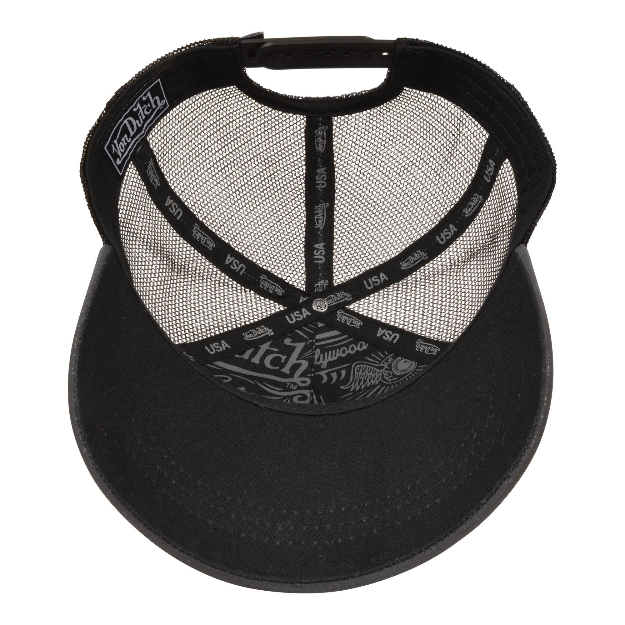 Von Dutch Reflective Night Vision Trucker Hat - Black - BLACK Thumbnail View 6