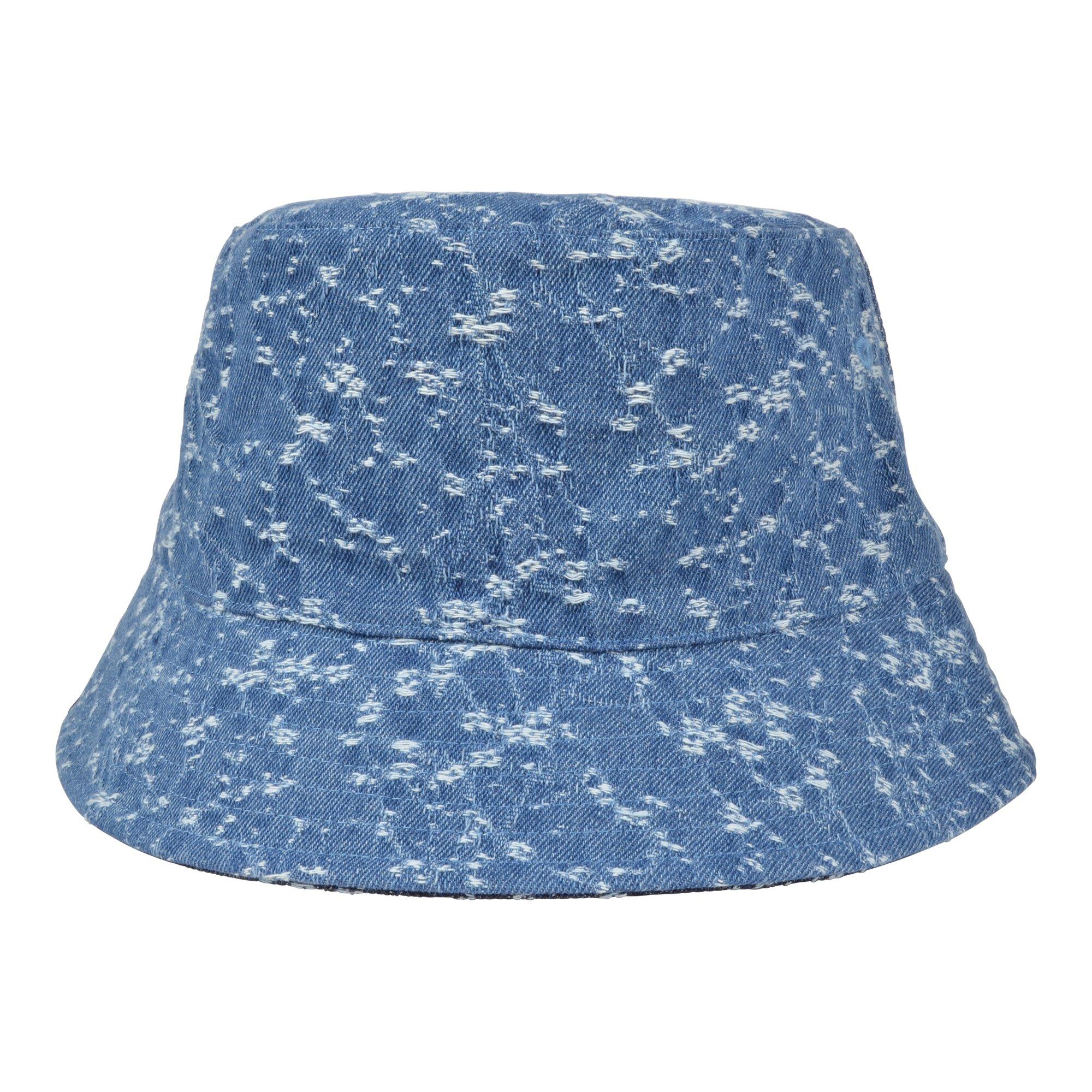Von Dutch Miller Reversible Bucket Hat-Blue/Navy - BLACK/BLUE Thumbnail View 5