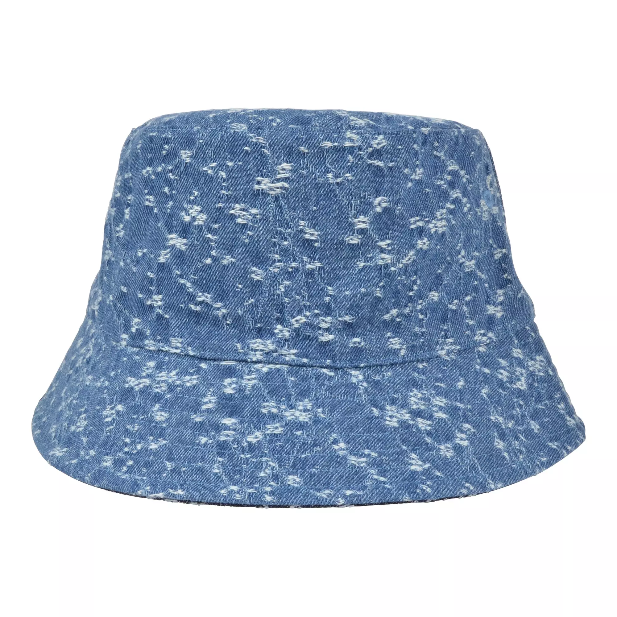 Von Dutch Miller Reversible Bucket Hat-Blue/Navy - BLACK/BLUE