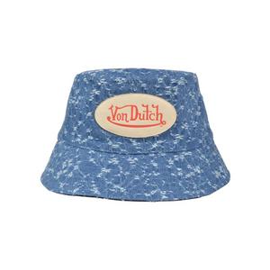 Von Dutch Miller Reversible Bucket Hat-Blue/Navy