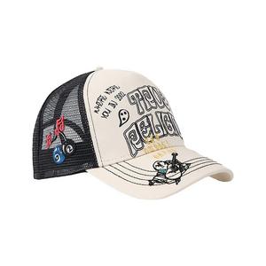 True Religion Flame Trucker Hat - White