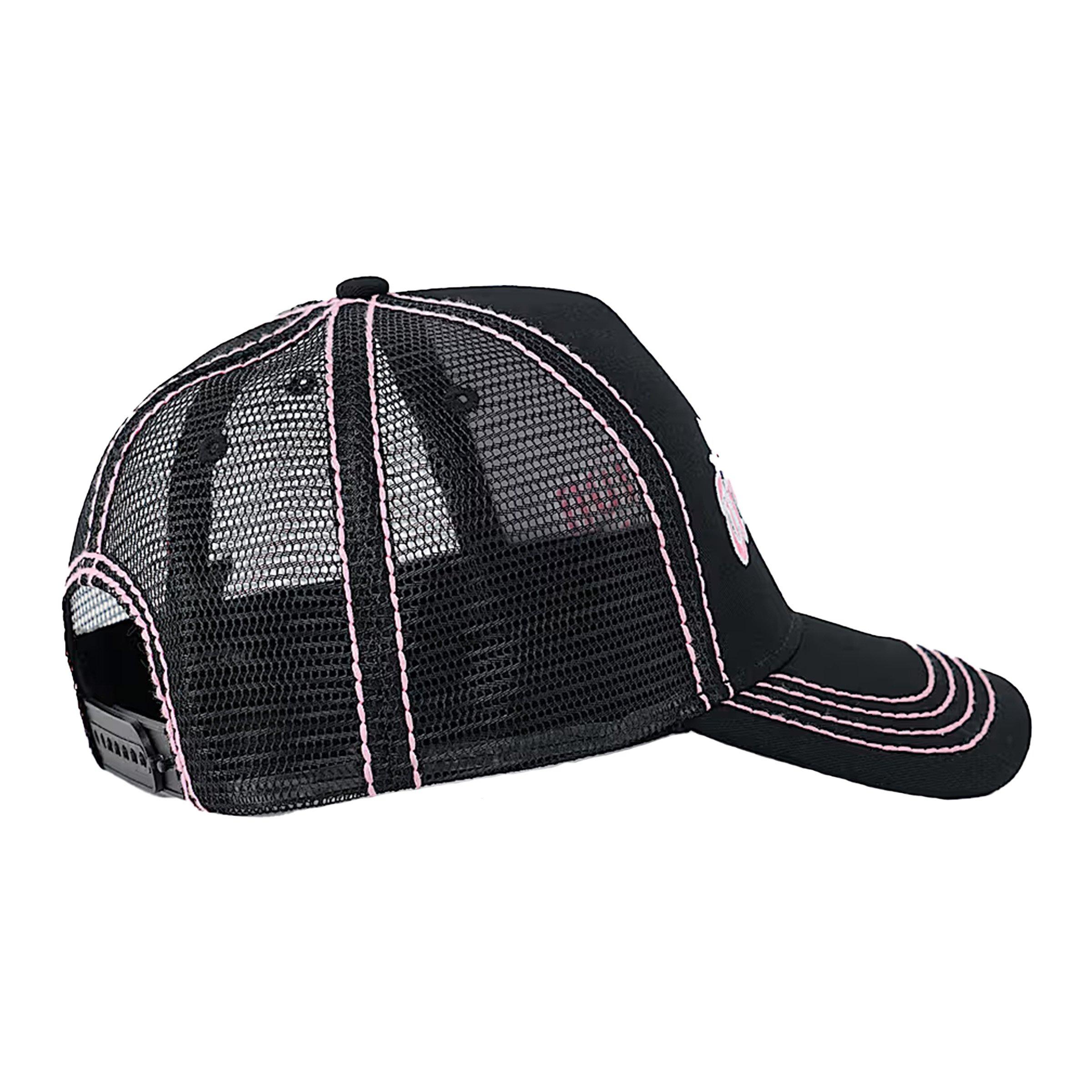 True Religion Butterfly Trucker Hat - Black - BLACK Thumbnail View 4