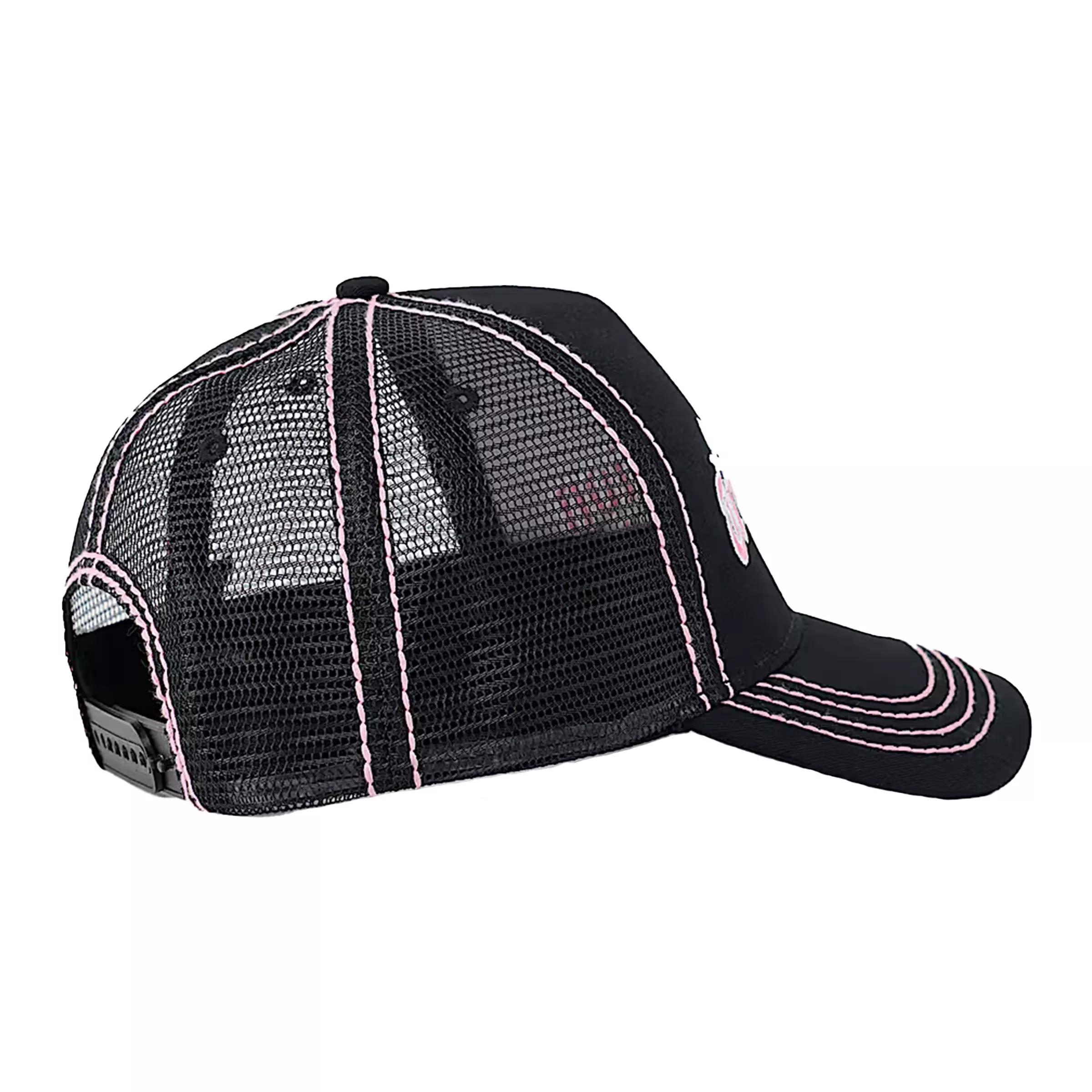 True Religion Butterfly Trucker Hat - Black - BLACK