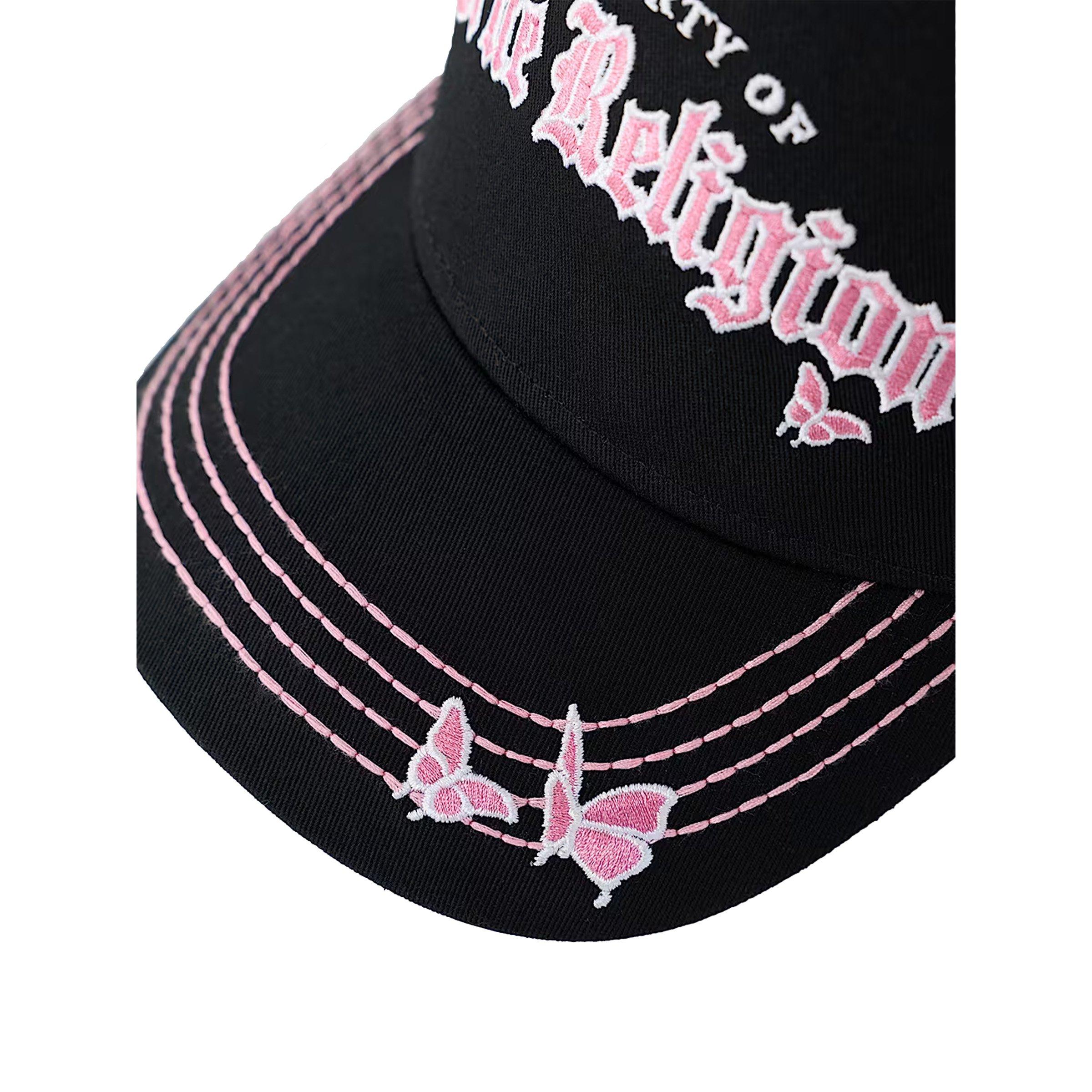 True Religion Butterfly Trucker Hat - Black - BLACK Thumbnail View 5