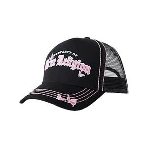 True Religion Butterfly Trucker Hat - Black