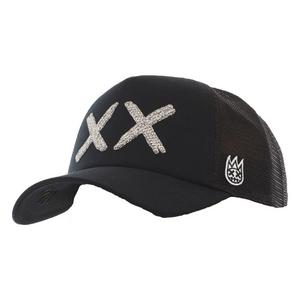 Cult of Individuality&nbsp;Crystal Double X Trucker Hat-Black