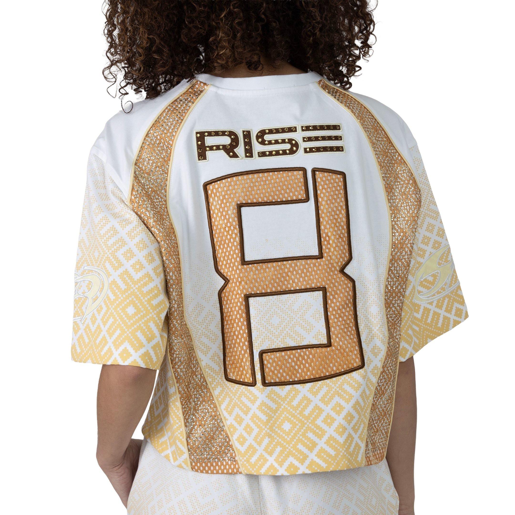 Smoke Rise Women's Gold Mesh Tee - GOLD Thumbnail View 2