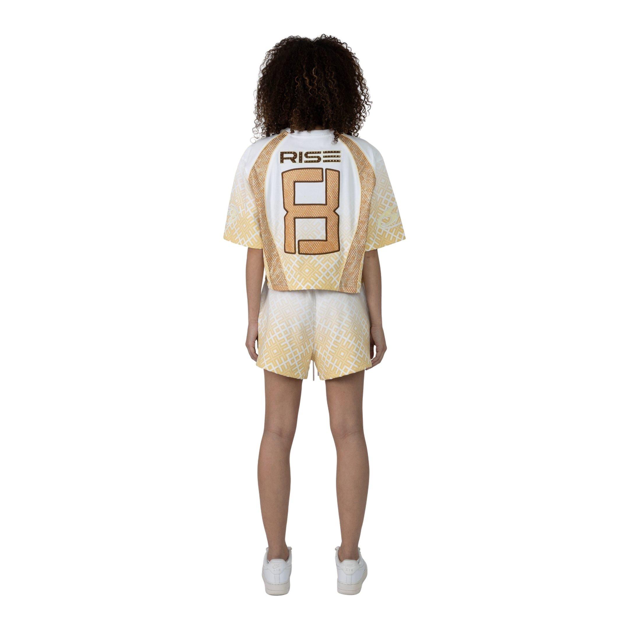 Smoke Rise Women's Gold Mesh Tee - GOLD Thumbnail View 5