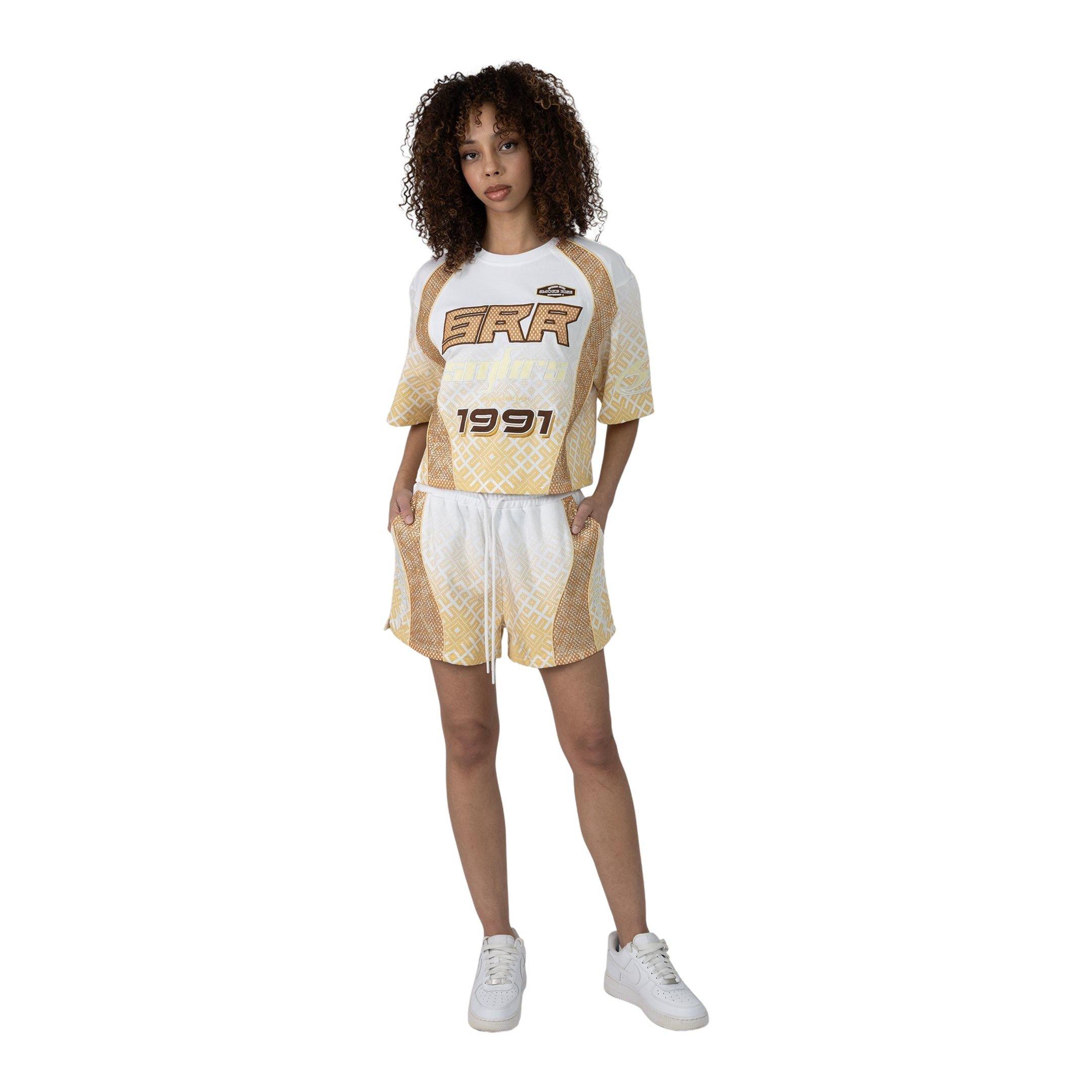 Smoke Rise Women's Gold Mesh Tee - GOLD Thumbnail View 6