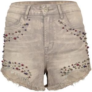 Smoke Rise Women's Skull Lips Shorts