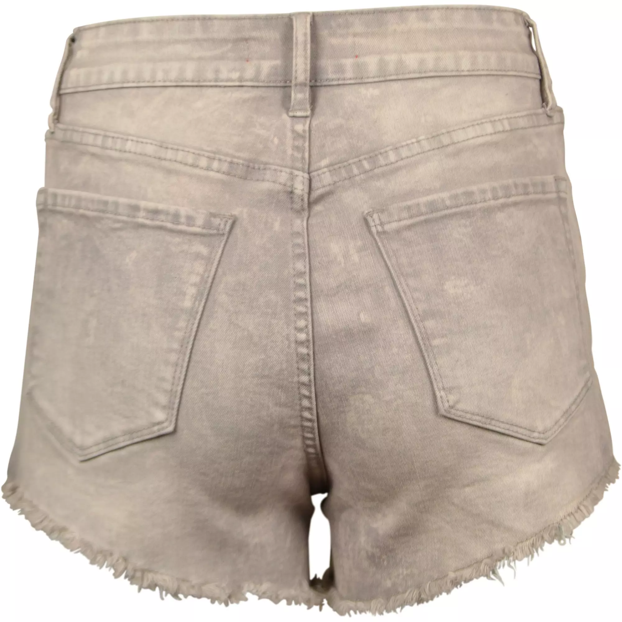 Smoke Rise Women's Skull Lips Shorts - GREY