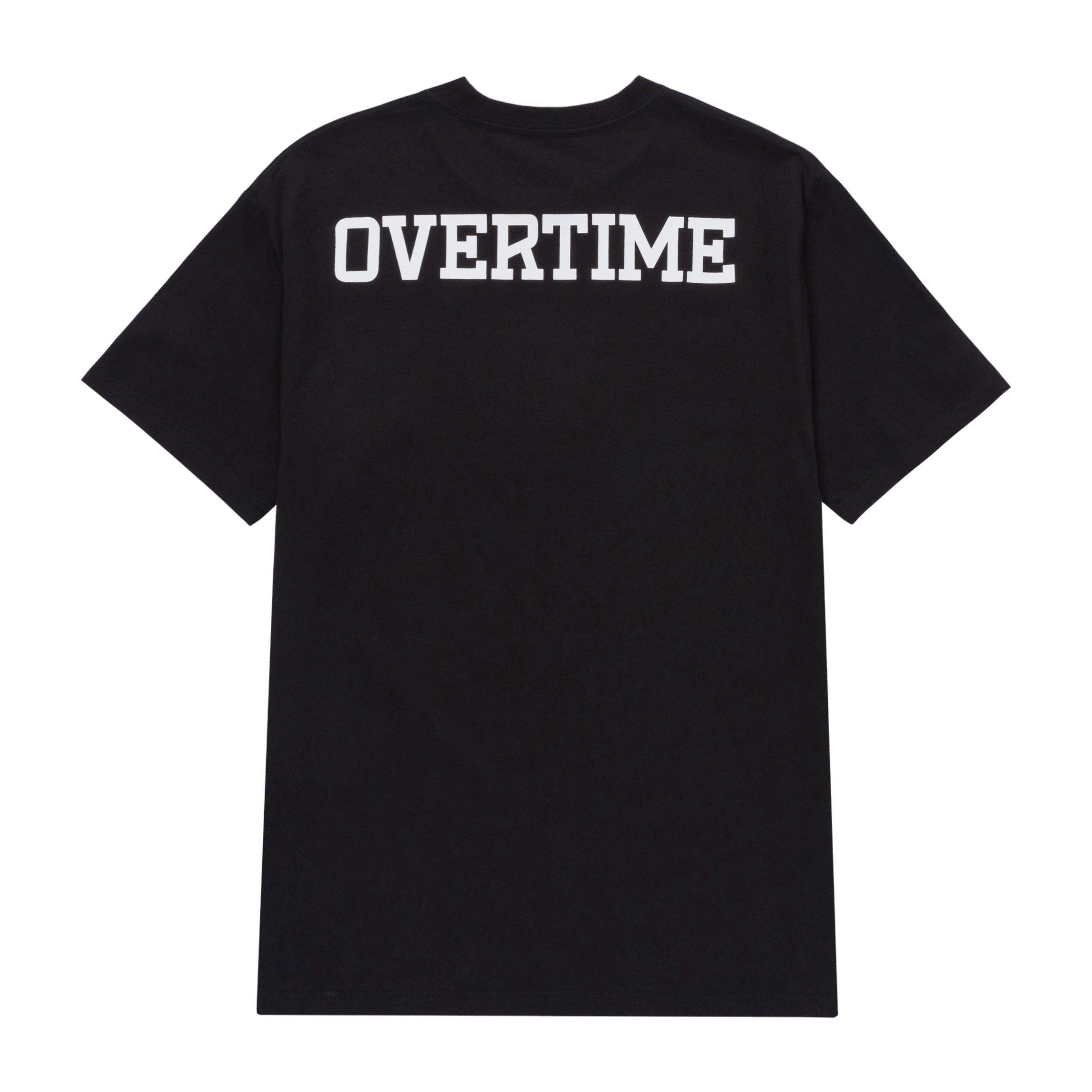 Overtime Men's Classic Tee - Black - BLACK Thumbnail View 2