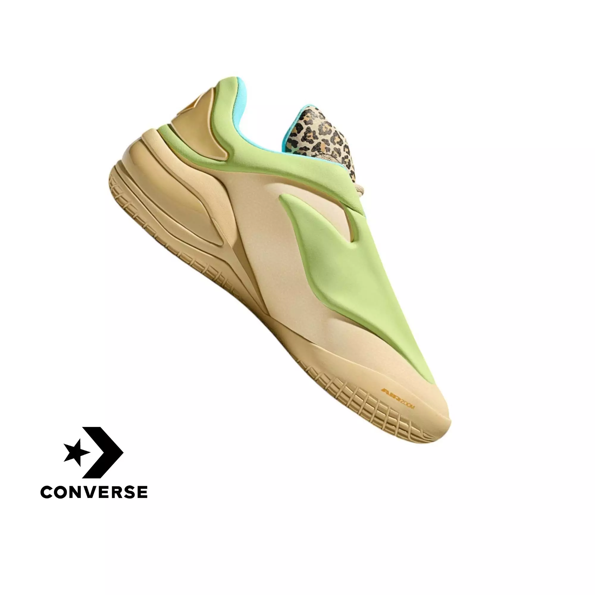 Converse Shai 001 "Cheetah" Grade School Kids' Basketball Shoe - TAN/BROWN