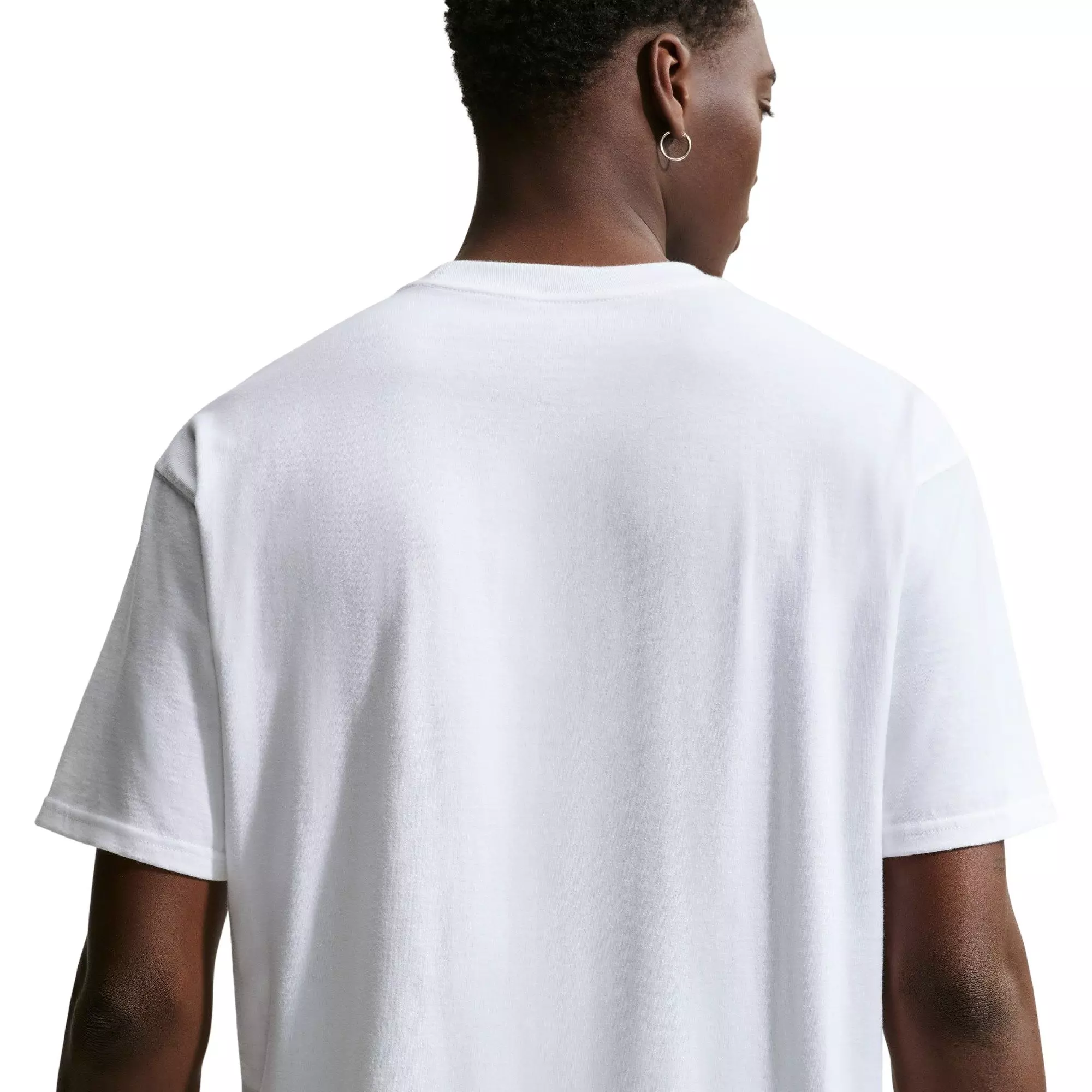 Nike Men's Max 90 Silver Metallic Tee - White - WHITE