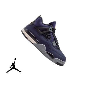 Jordan 4 Retro "Imperial Purple" Preschool Kids' Shoe
