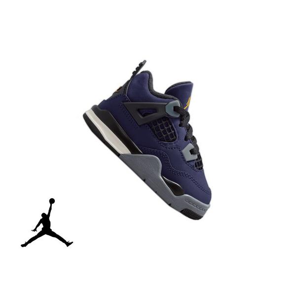 Jordan 4 Retro "Imperial Purple" Toddler Kids' Shoe