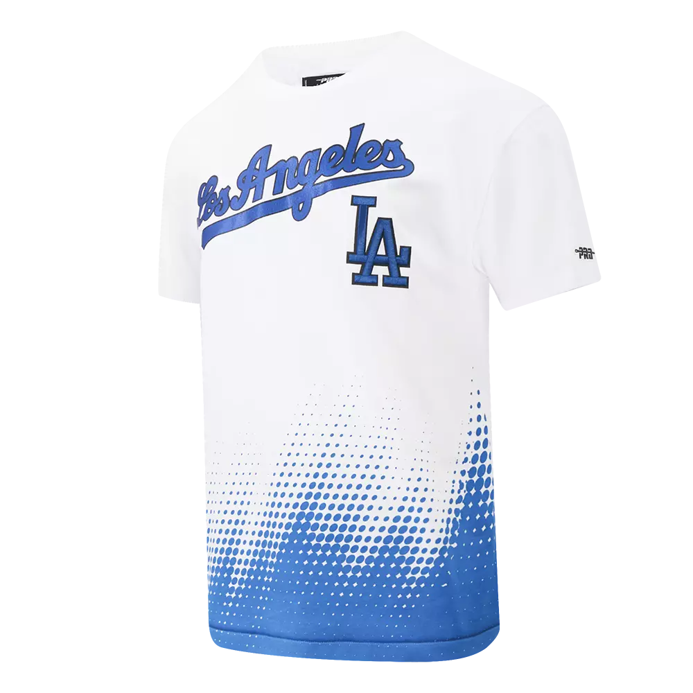 Pro Standard Los Angeles Dodgers Blueprint Tee - White/Blue - WHITE/BLUE