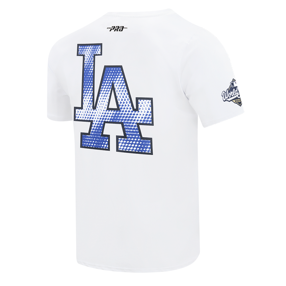 Pro Standard Los Angeles Dodgers Blueprint Tee - White/Blue - WHITE/BLUE Thumbnail View 4