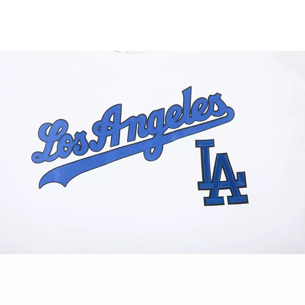 Pro Standard Los Angeles Dodgers Blueprint Tee - White/Blue - WHITE/BLUE