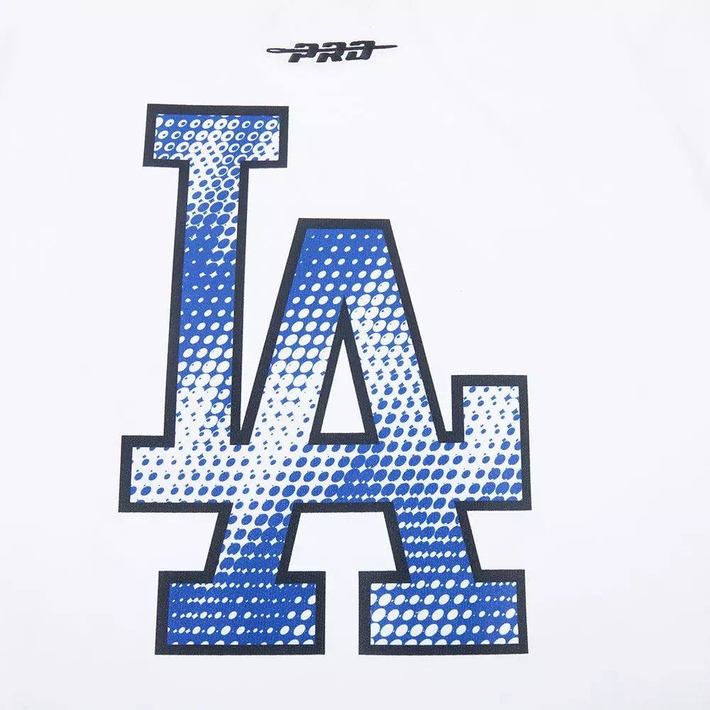 Pro Standard Los Angeles Dodgers Blueprint Tee - White/Blue - WHITE/BLUE