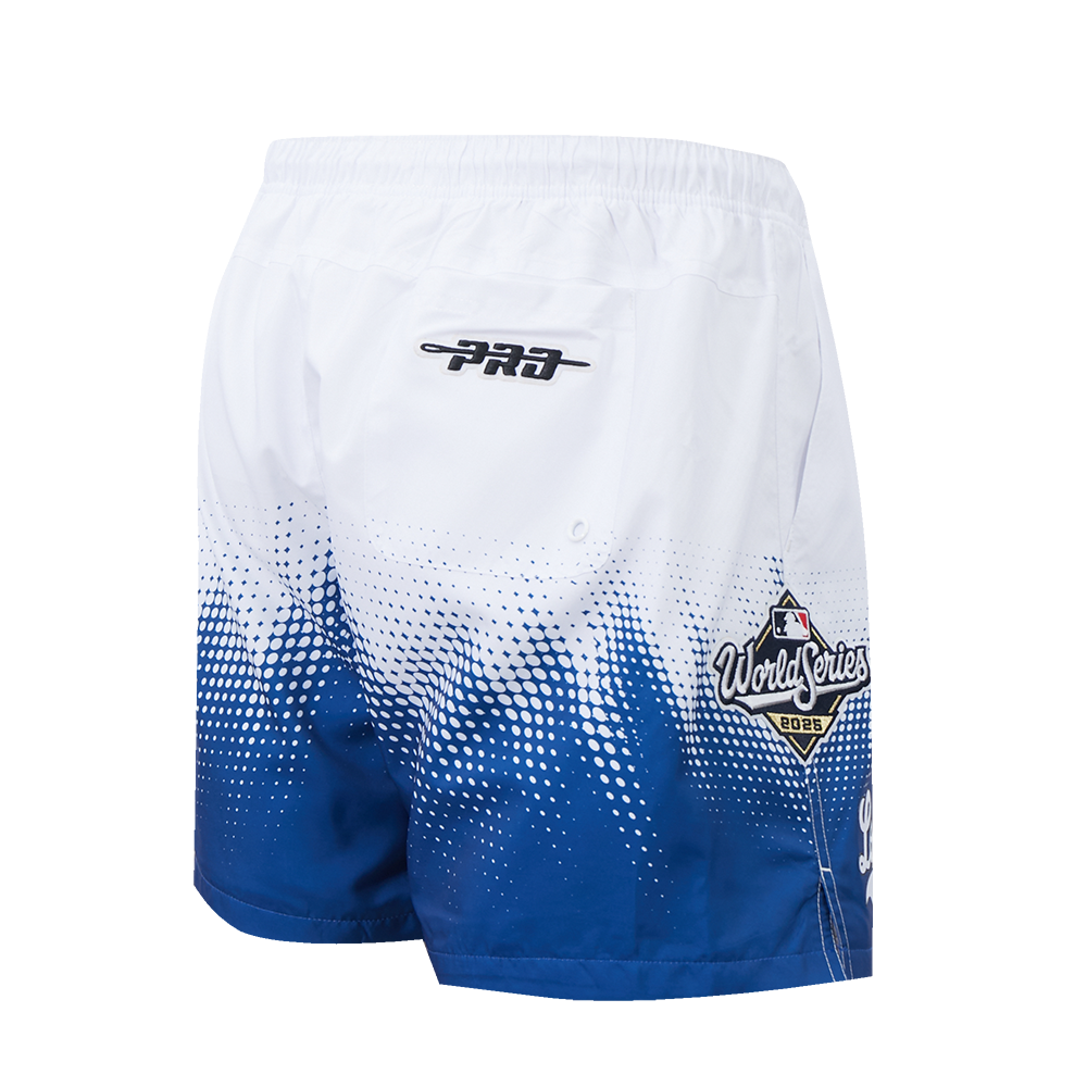 Pro Standard Los Angeles Dodgers Blueprint Shorts - White/Blue - WHITE/BLUE Thumbnail View 4