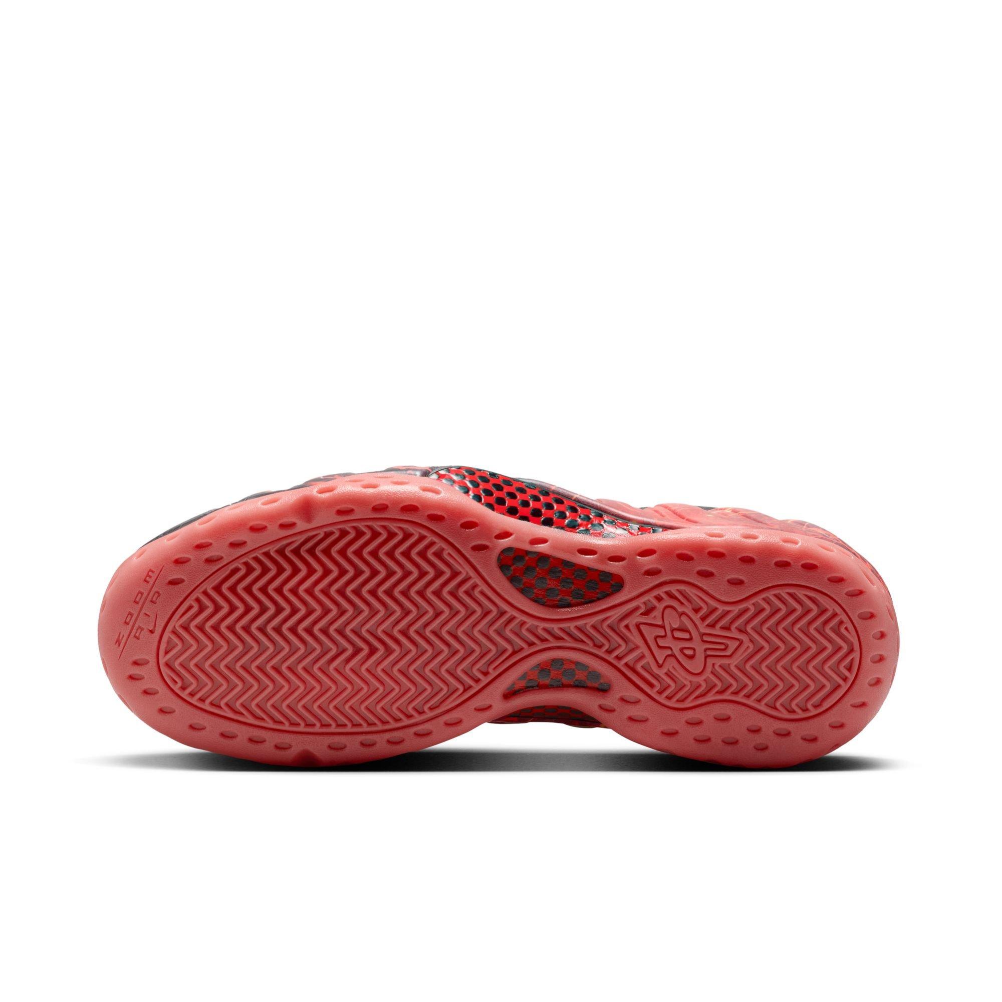 Nike Air Foamposite One "Stranger Things" Men's Shoe - BLACK/BRIGHT CRIMSON/OFF NOIR Thumbnail View 15