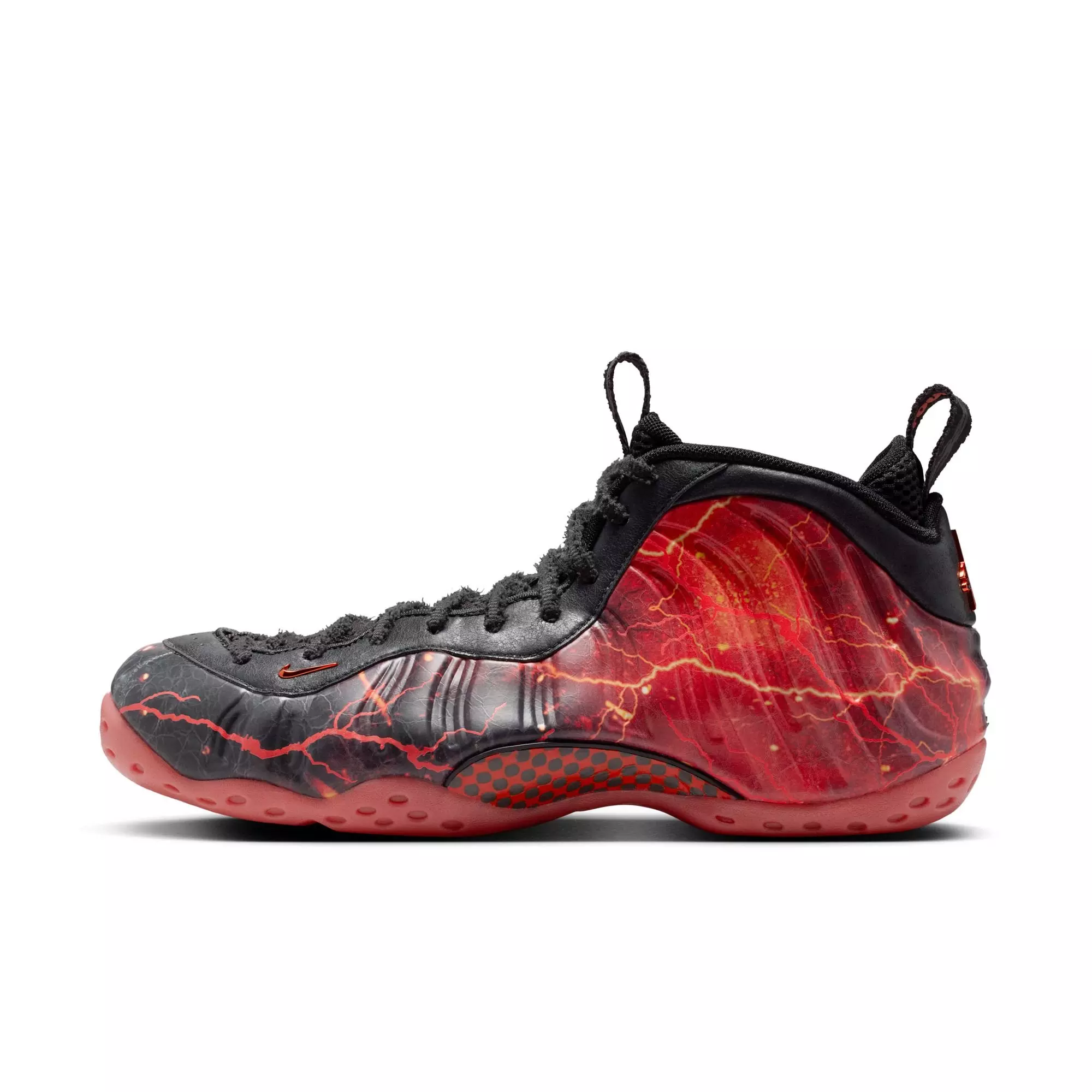 Nike Air Foamposite One "Stranger Things" Men's Shoe - BLACK/BRIGHT CRIMSON/OFF NOIR