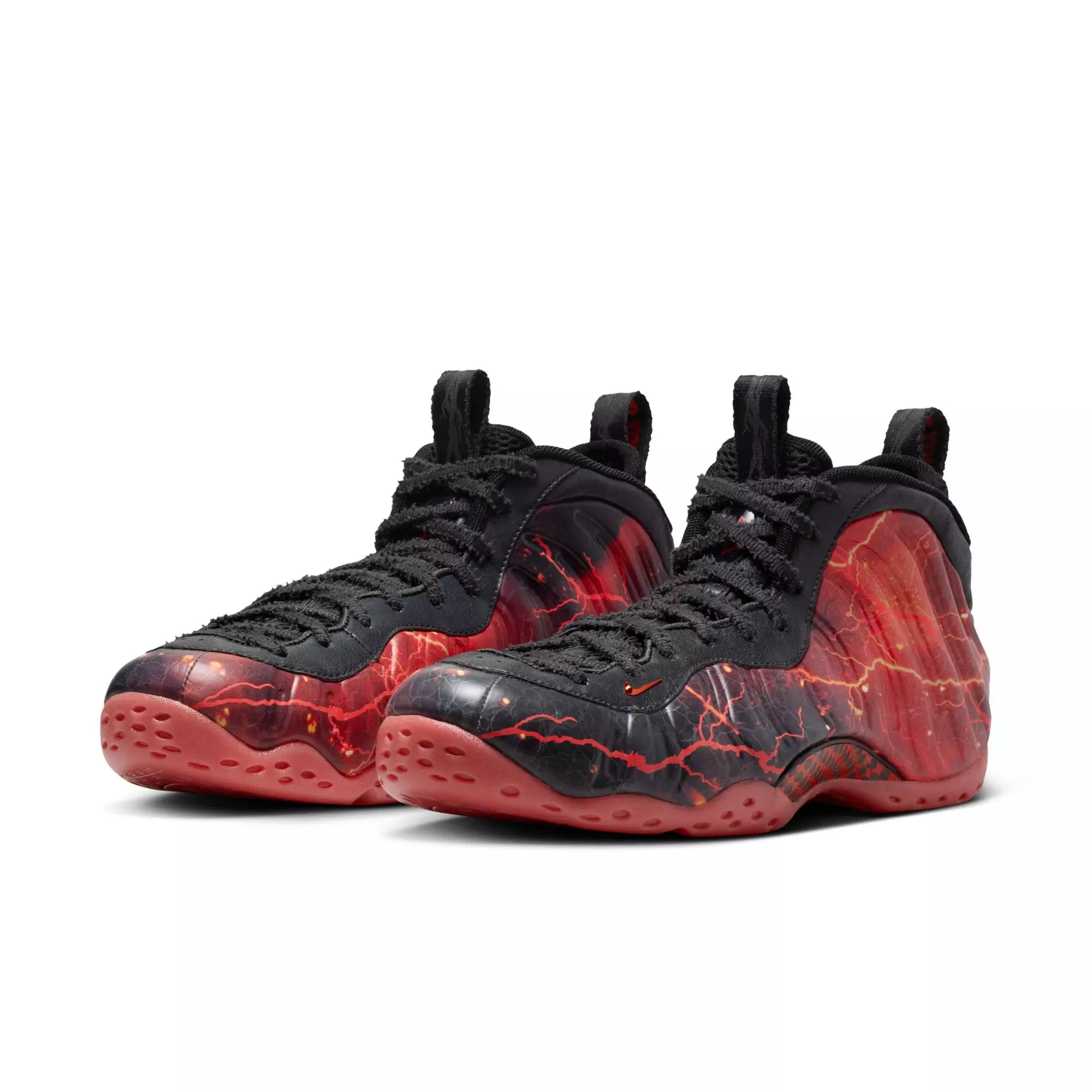 Nike Air Foamposite One "Stranger Things" Men's Shoe - BLACK/BRIGHT CRIMSON/OFF NOIR