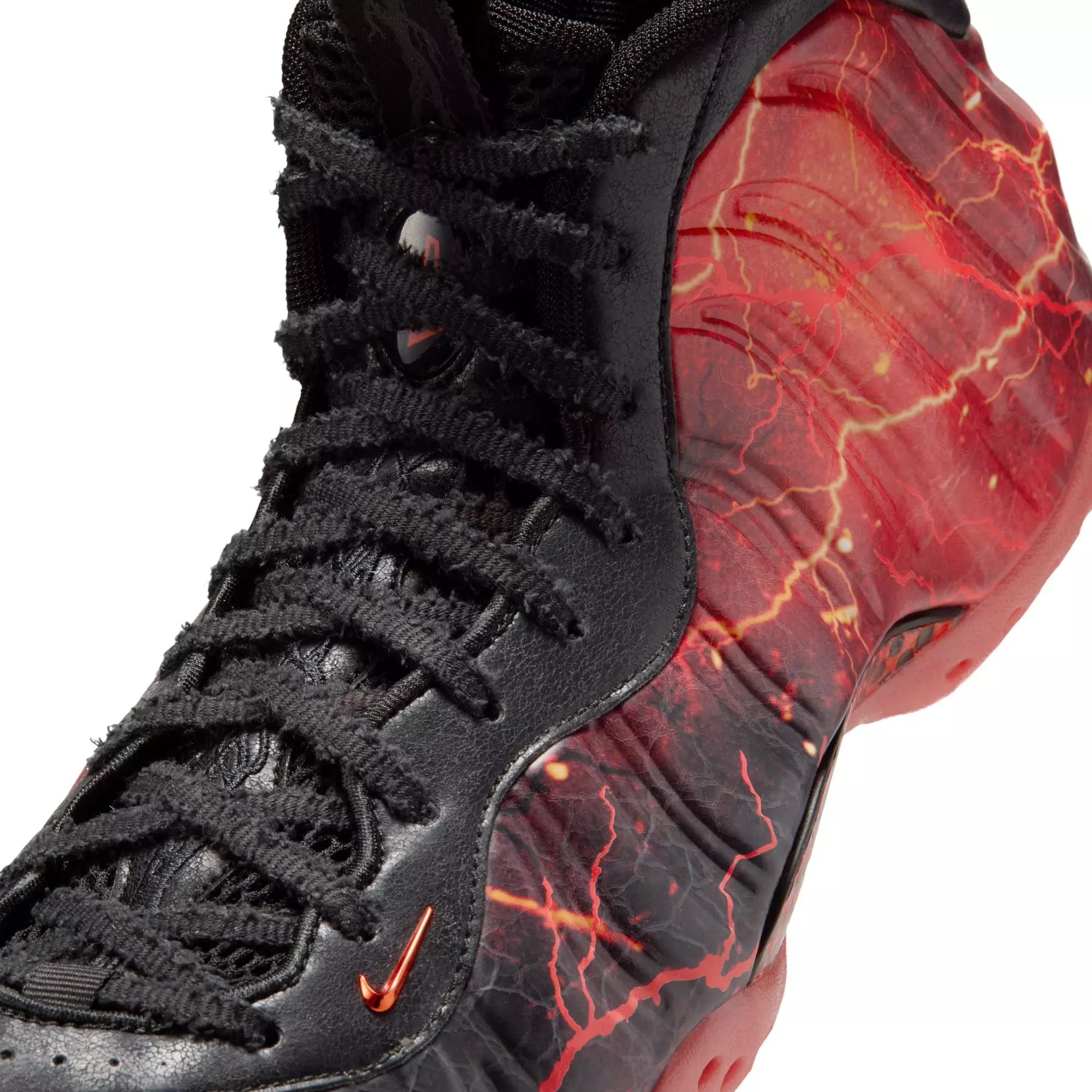 Nike Air Foamposite One "Stranger Things" Men's Shoe - BLACK/BRIGHT CRIMSON/OFF NOIR