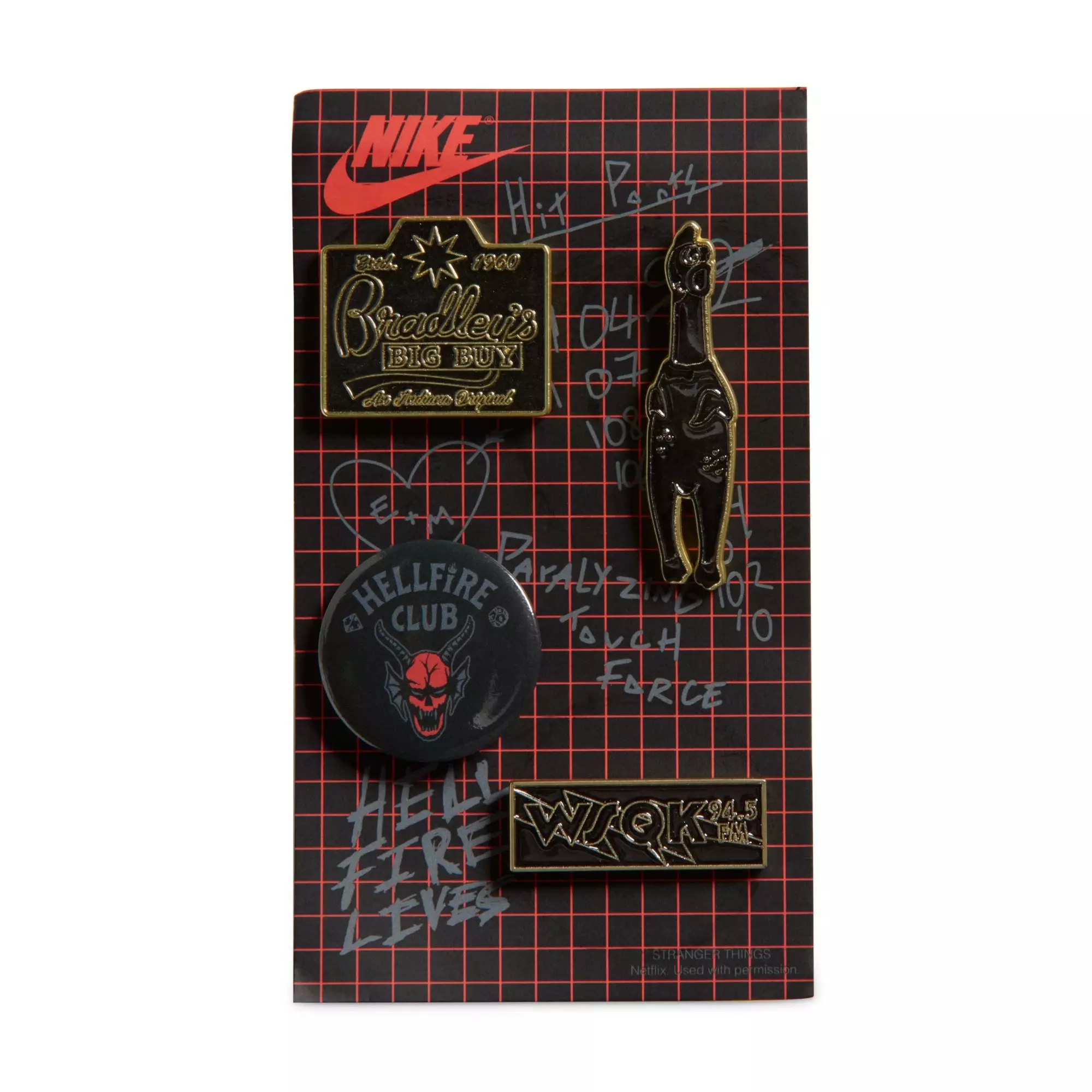 Nike Air Foamposite One "Stranger Things" Men's Shoe - BLACK/BRIGHT CRIMSON/OFF NOIR