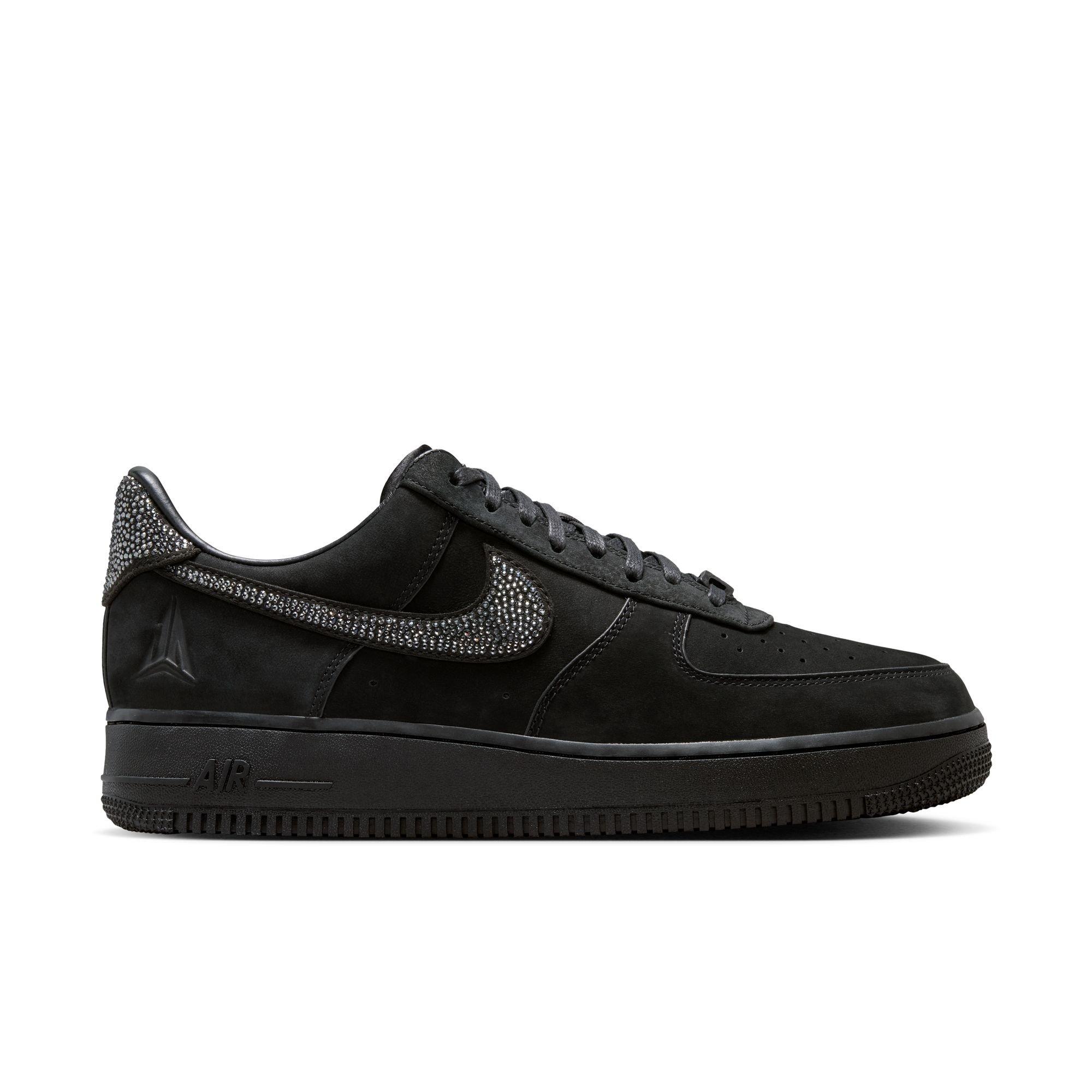 Nike Ja Air Force 1 Low "Metallic Silver" Men's Shoe - BLACK/SILVER Thumbnail View 2