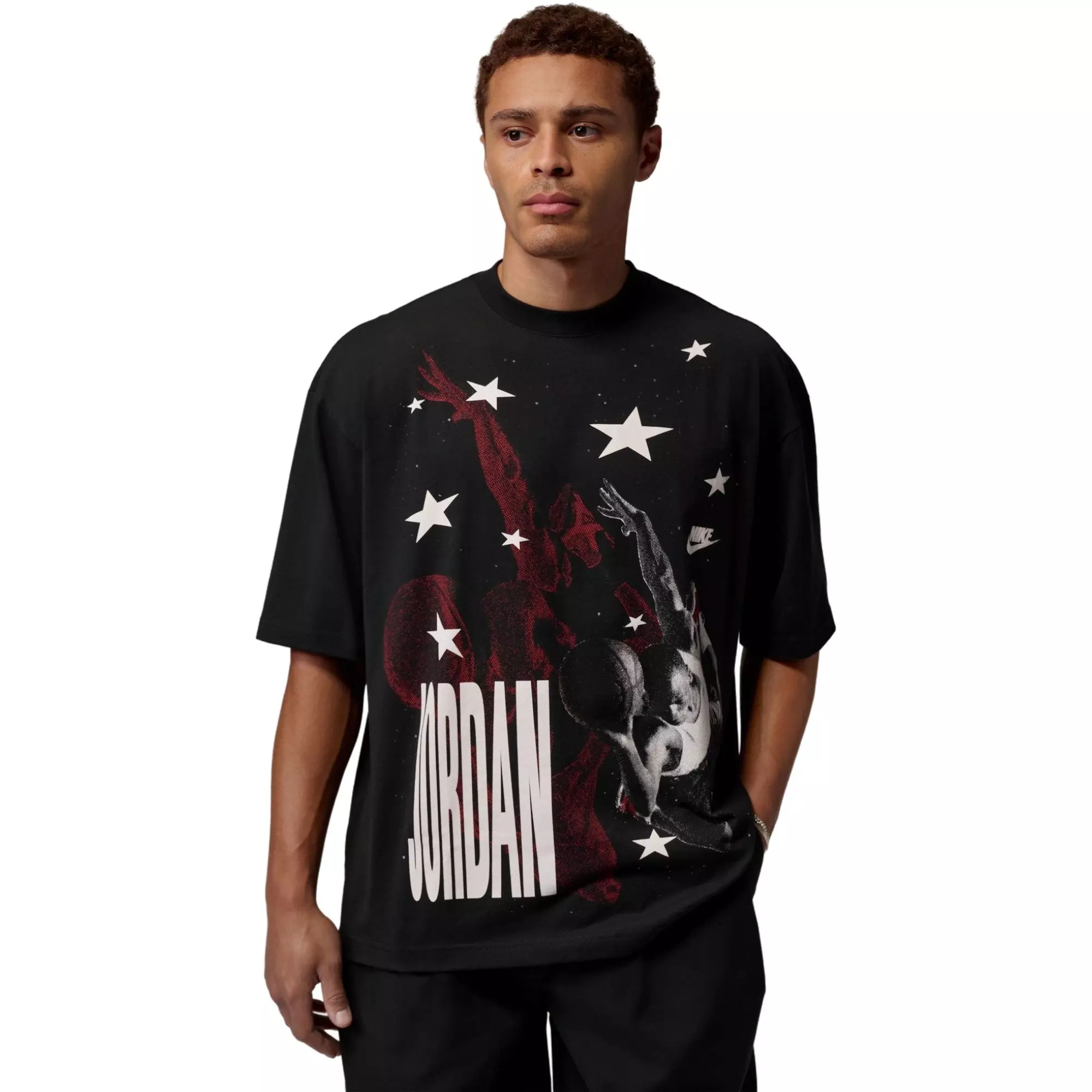 Jordan Men's AJ IV Tee - Black - BLACK