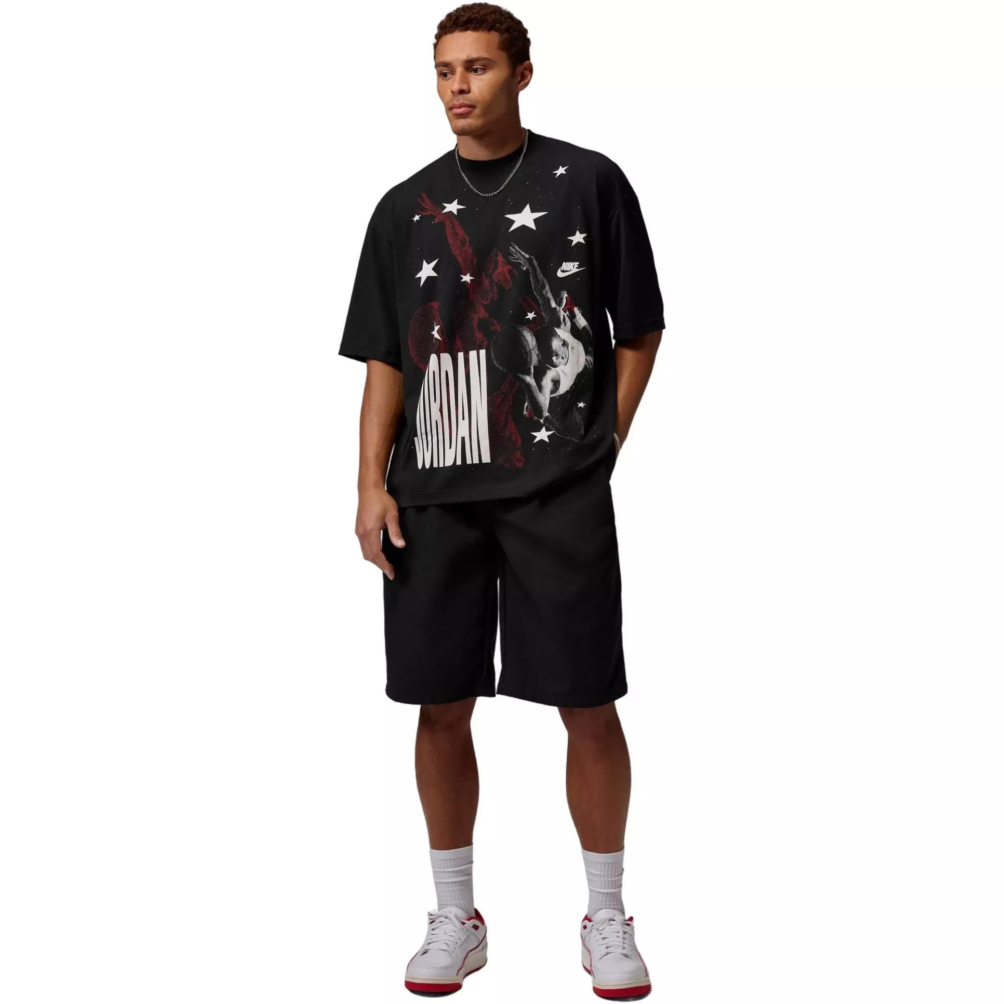 Jordan Men's AJ IV Tee - Black - BLACK