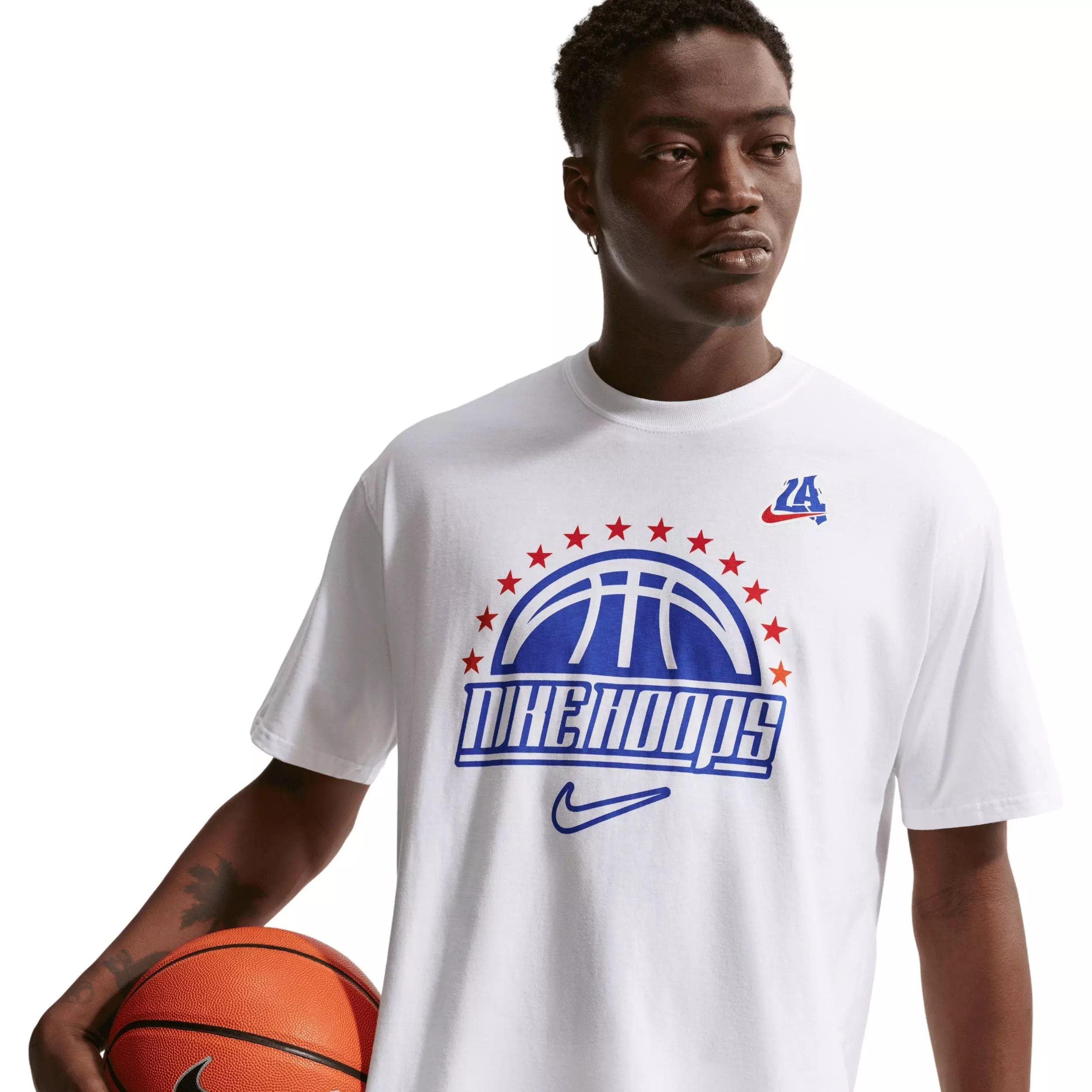 Nike Hoops Max90 Men's Tee 2K24 - White - WHITE