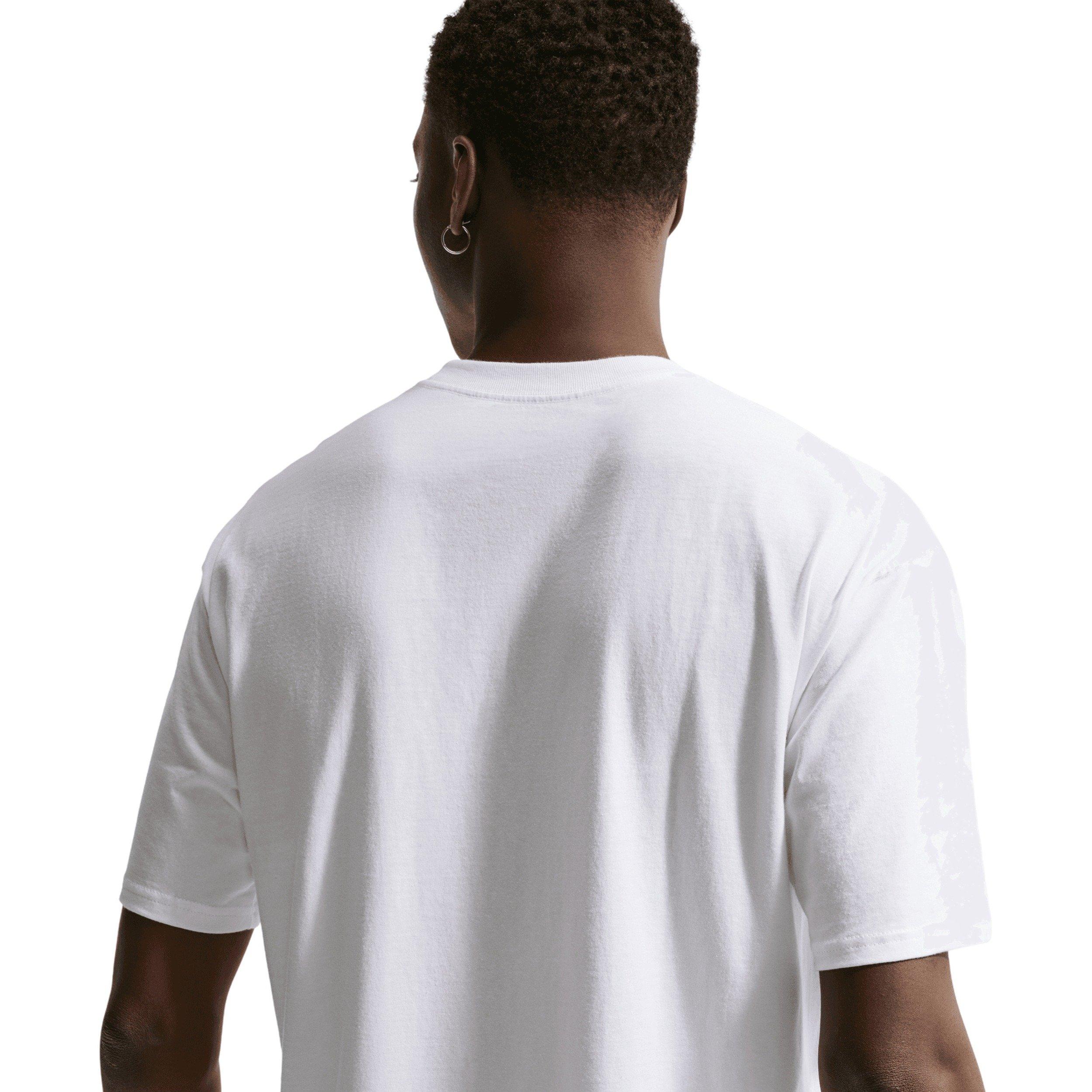 Nike Hoops Max90 Men's Tee 2K24 - White - WHITE Thumbnail View 4