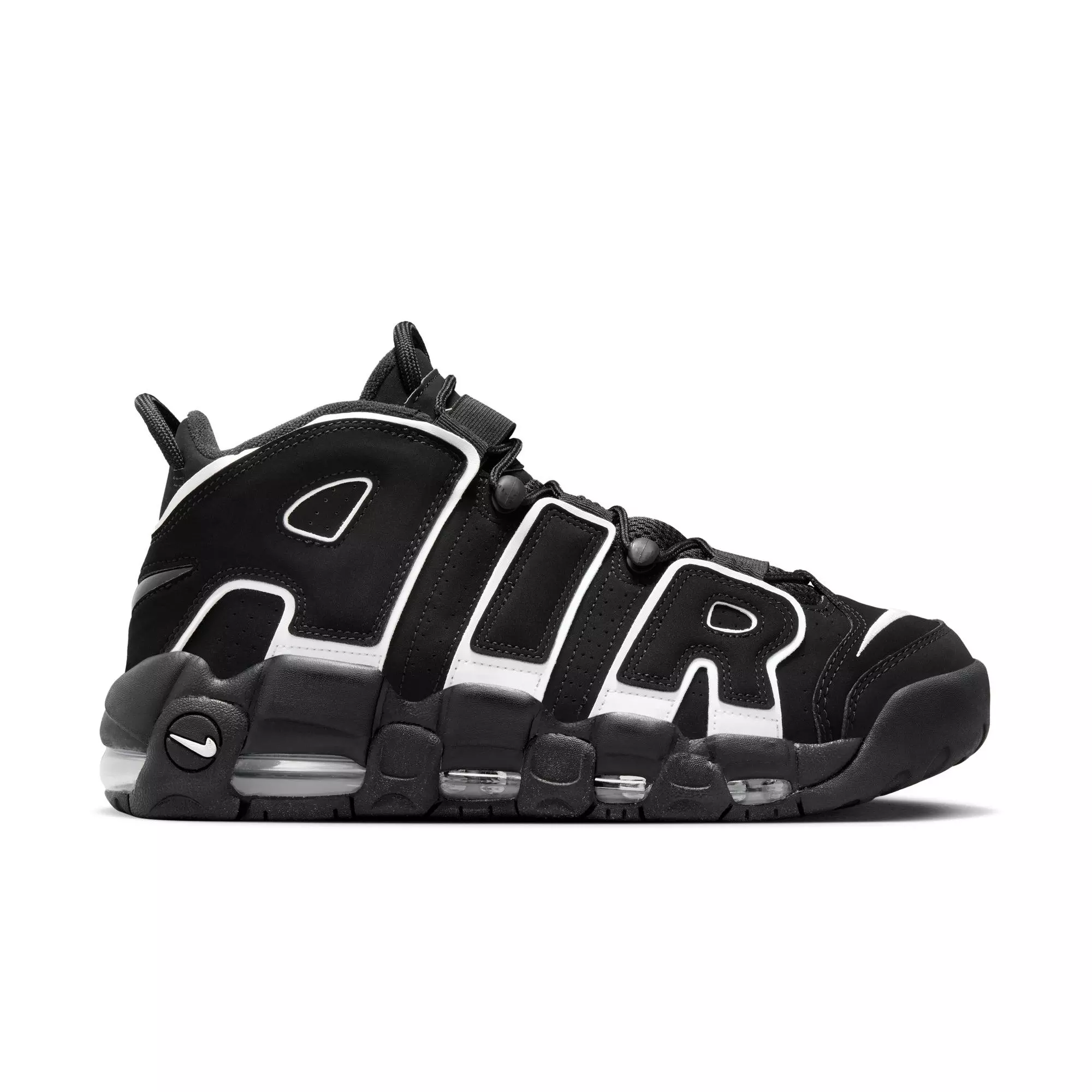 Nike Air More Uptempo '96 "Black/White" Men's Shoe - BLACK/WHITE