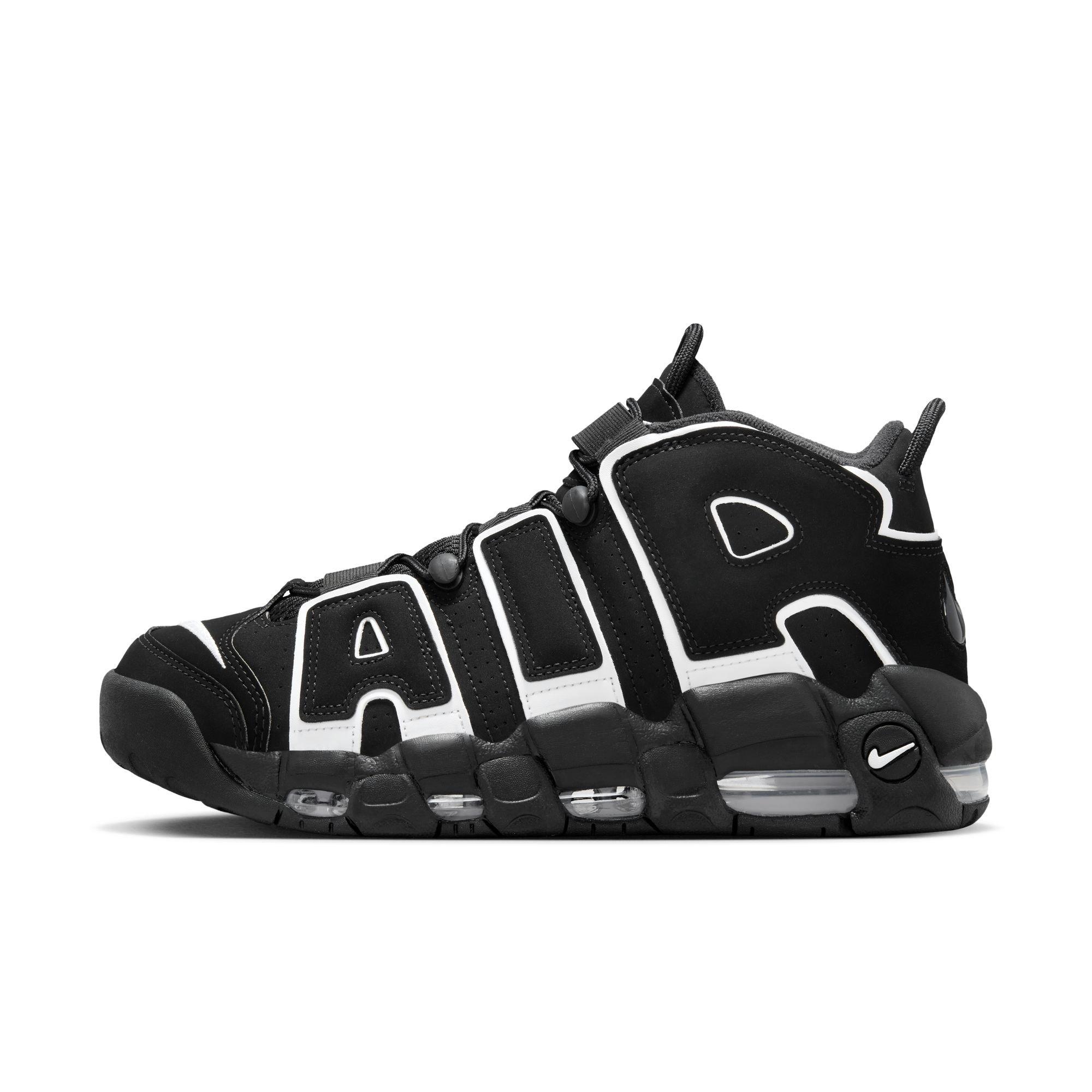 Nike Air More Uptempo '96 "Black/White" Men's Shoe - BLACK/WHITE