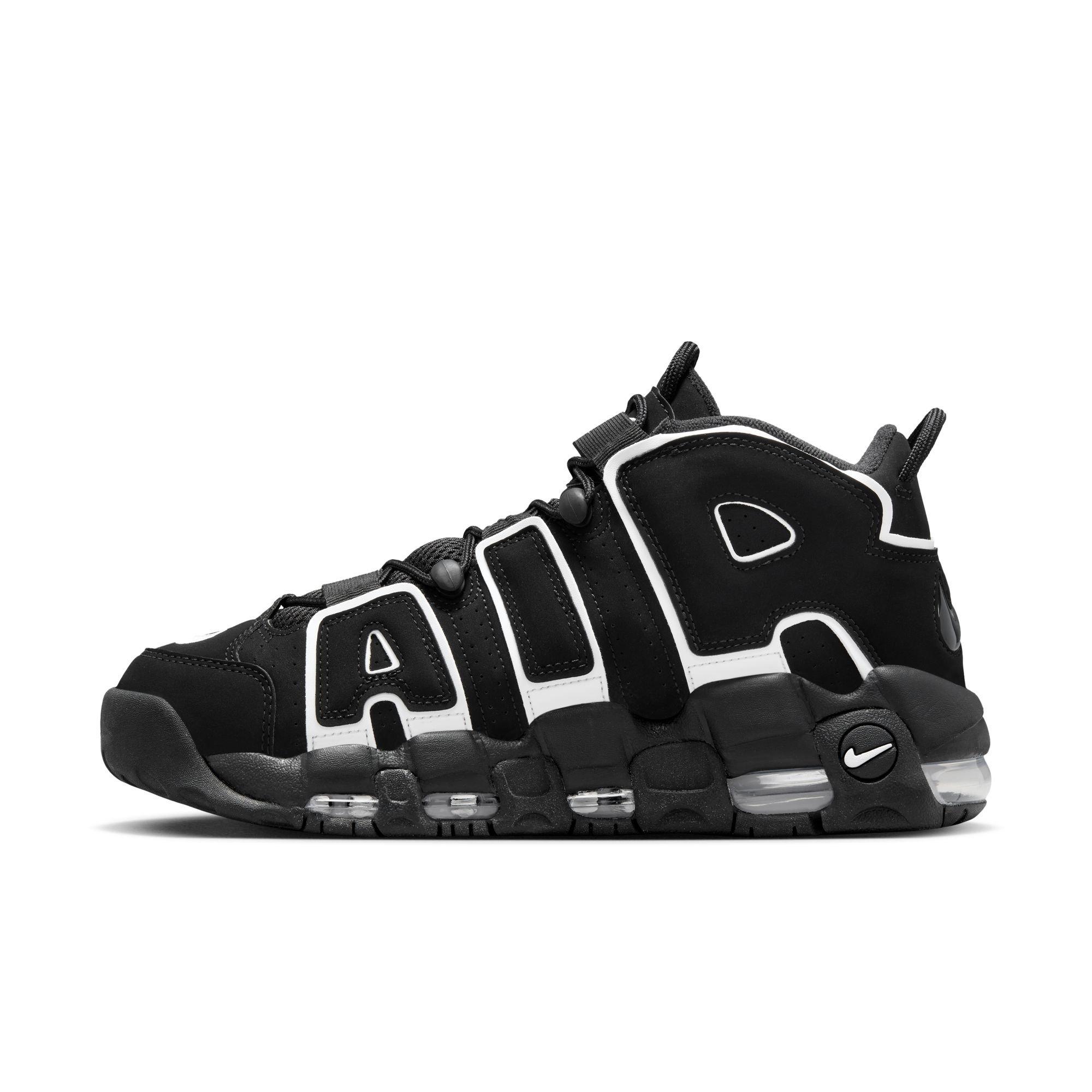 Nike Air More Uptempo '96 "Black/White" Men's Shoe - BLACK/WHITE