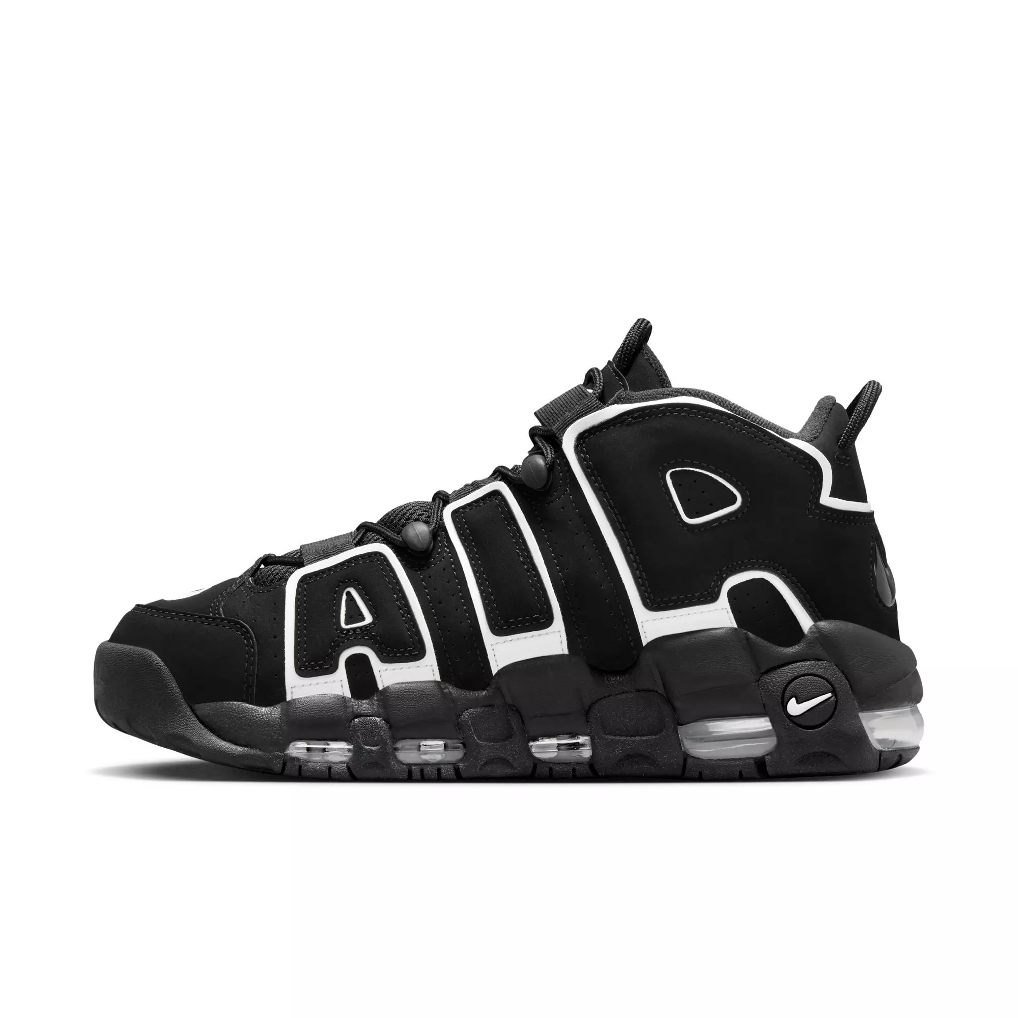 Nike Air More Uptempo '96 "Black/White" Men's Shoe - BLACK/WHITE