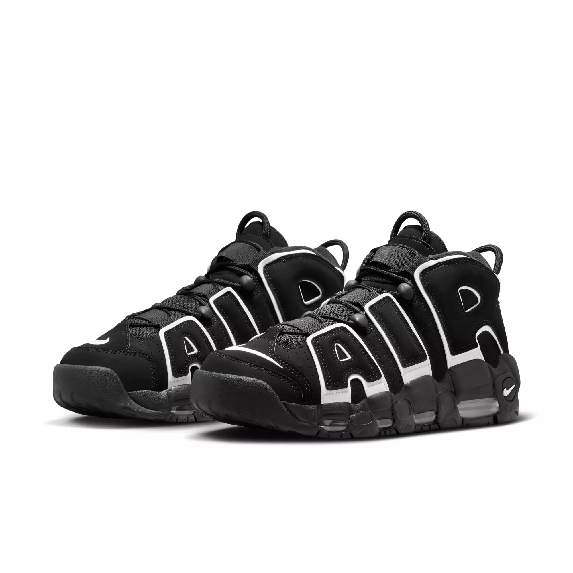 Nike Air More Uptempo '96 "Black/White" Men's Shoe - BLACK/WHITE