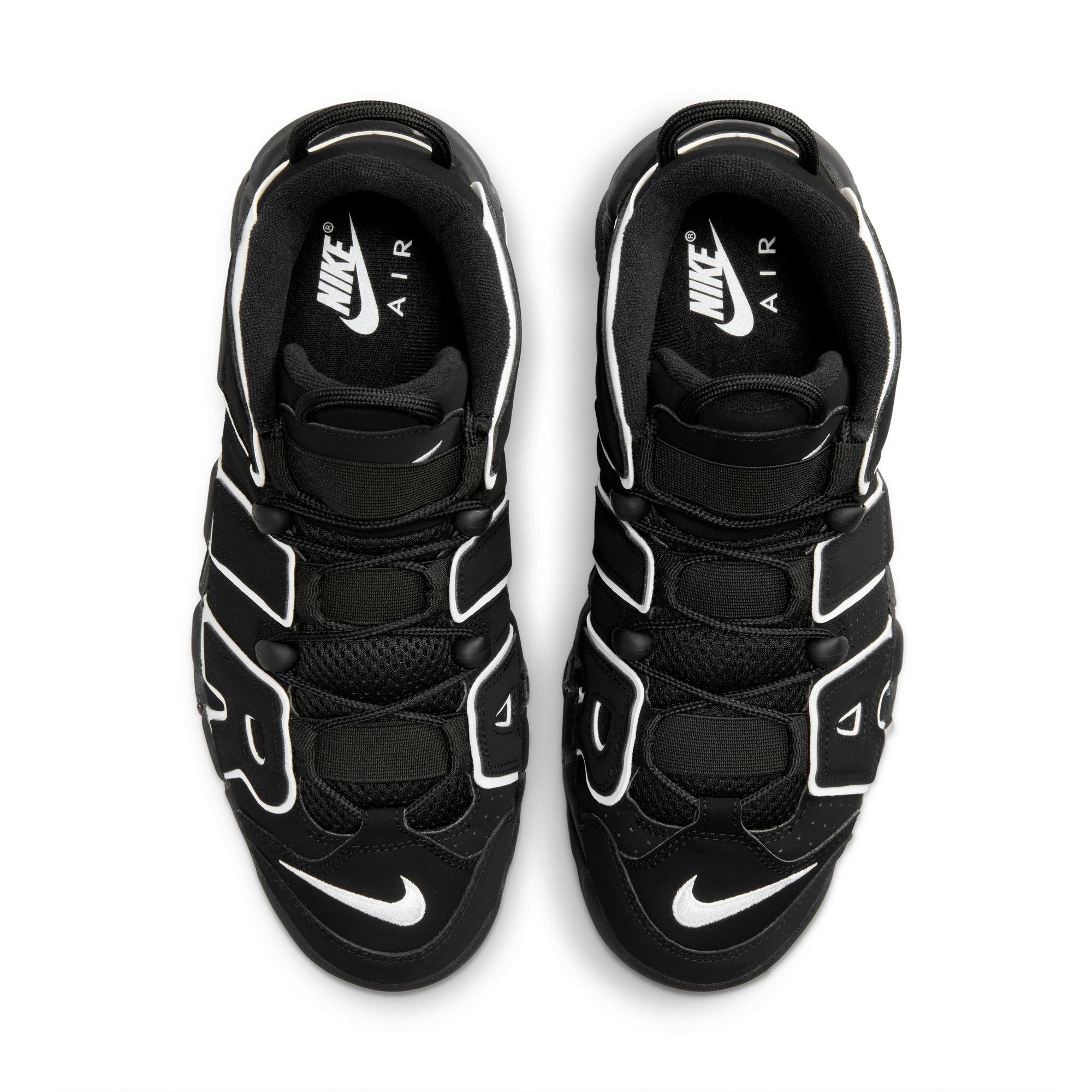 Nike Air More Uptempo '96 "Black/White" Men's Shoe - BLACK/WHITE