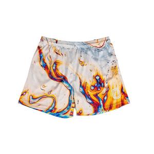 Overtime Men's Splash Printed Shorts - Multi