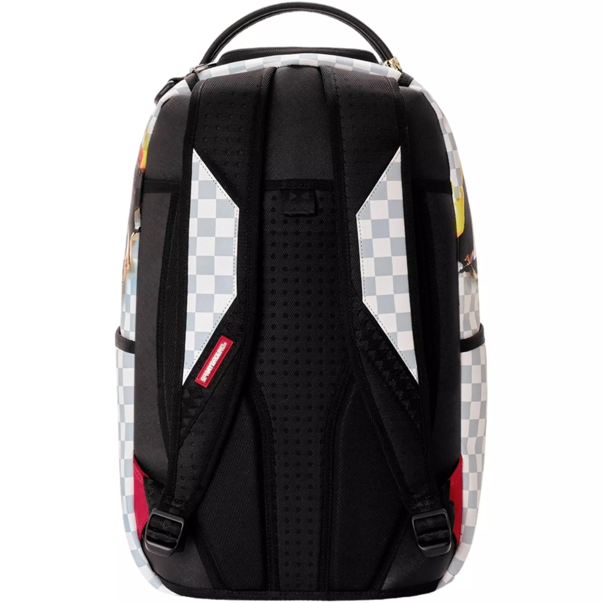 Sprayground Check Melt Backpack - WHITE/BLACK
