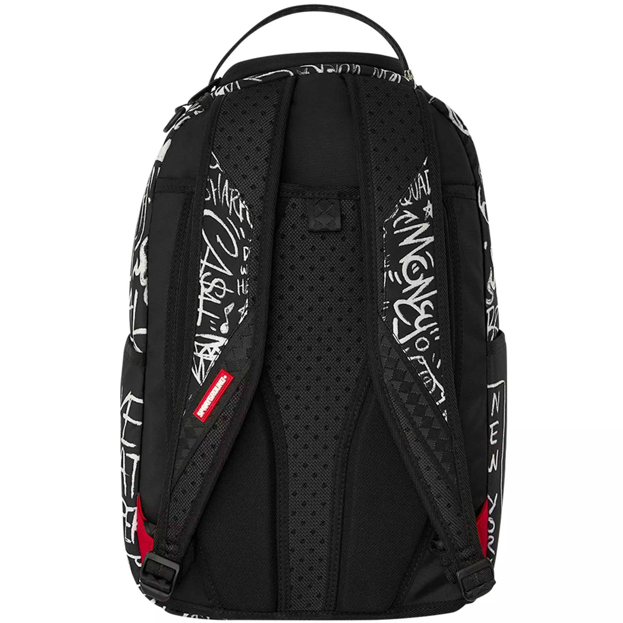 Sprayground Crazy Thoughts Backpack - BLACK/WHITE
