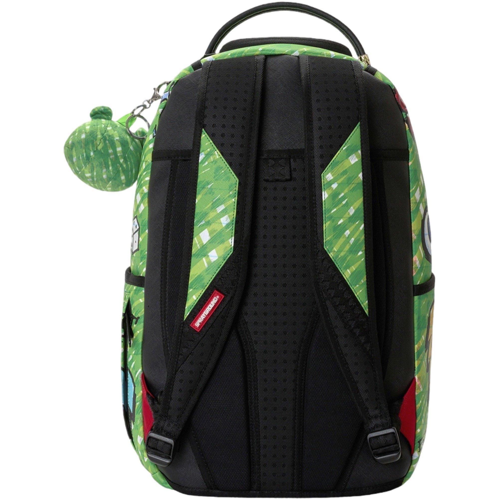Sprayground Money Bear Doodle Green Backpack
