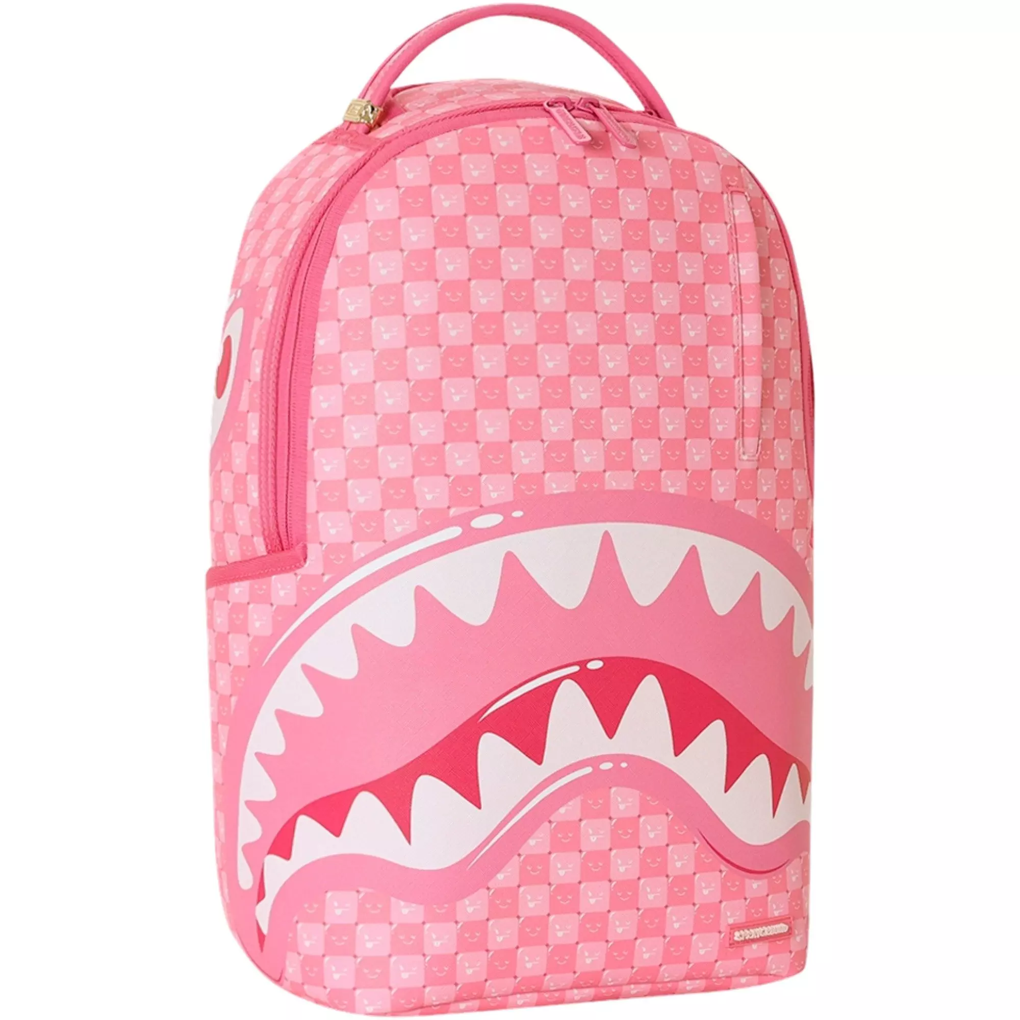 Sprayground New Check Faces Backpack - PINK