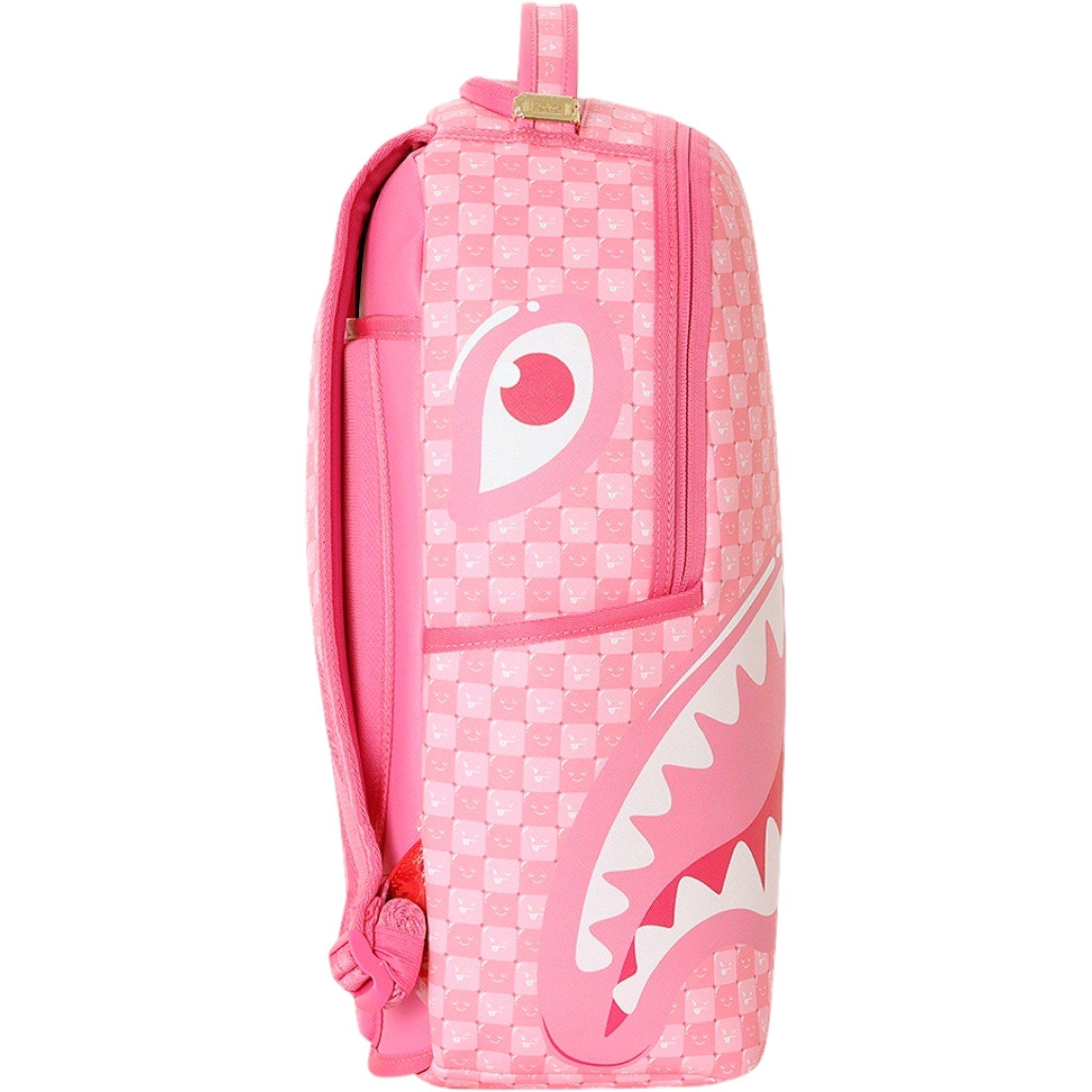 Sprayground New Check Faces Pink Backpack