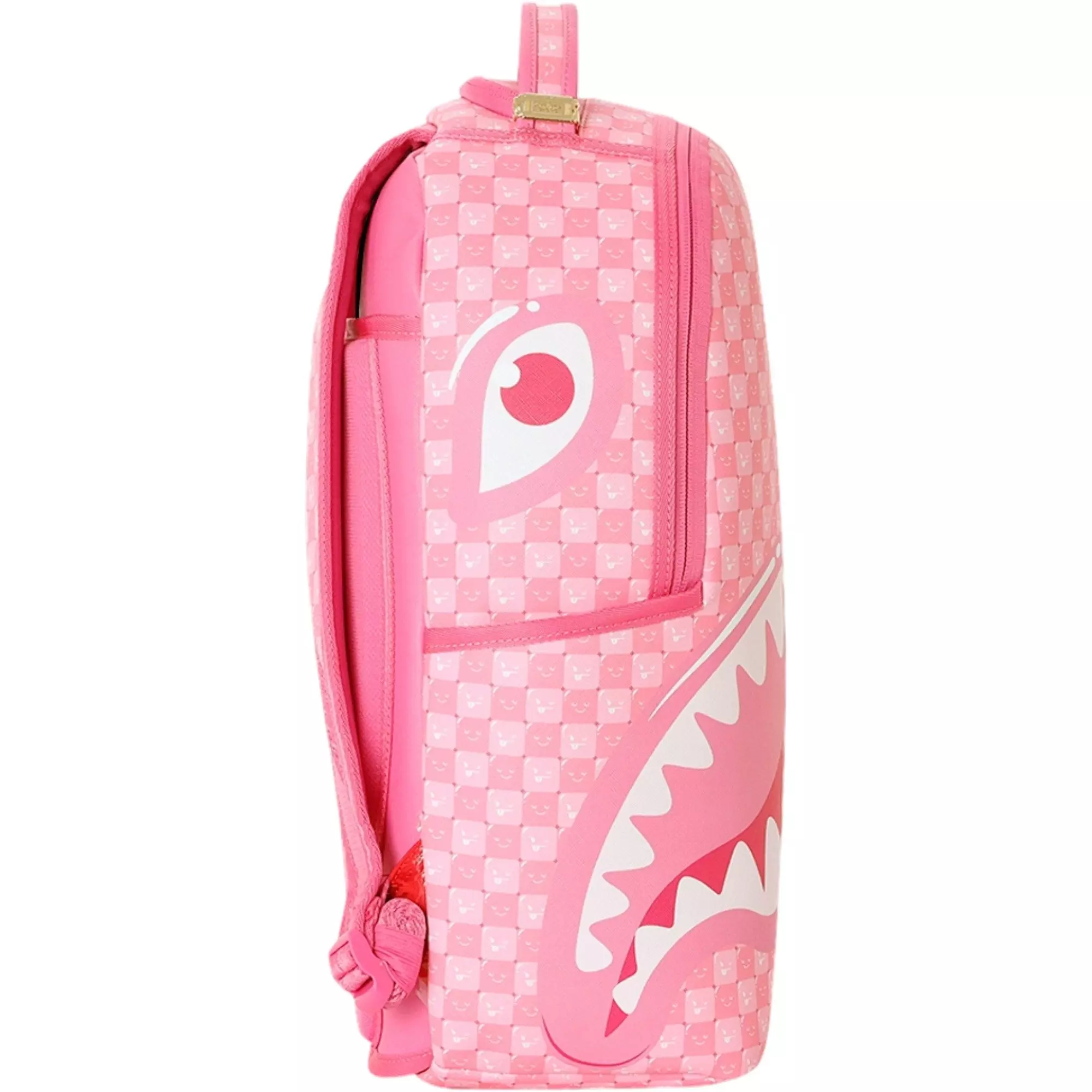 Sprayground New Check Faces Backpack - PINK
