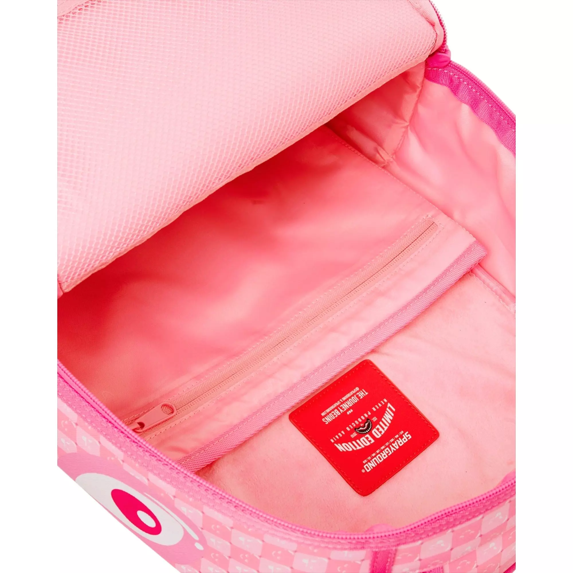 Sprayground New Check Faces Backpack - PINK