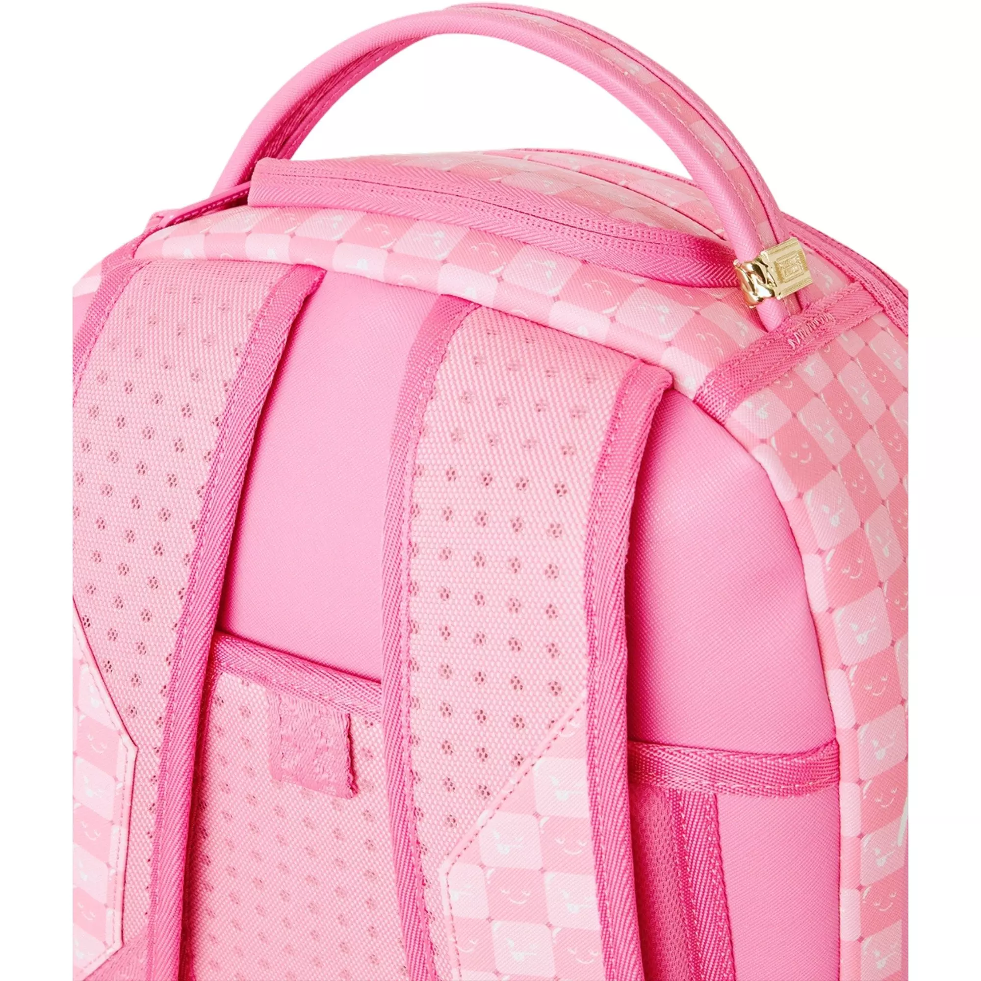 Sprayground New Check Faces Backpack - PINK